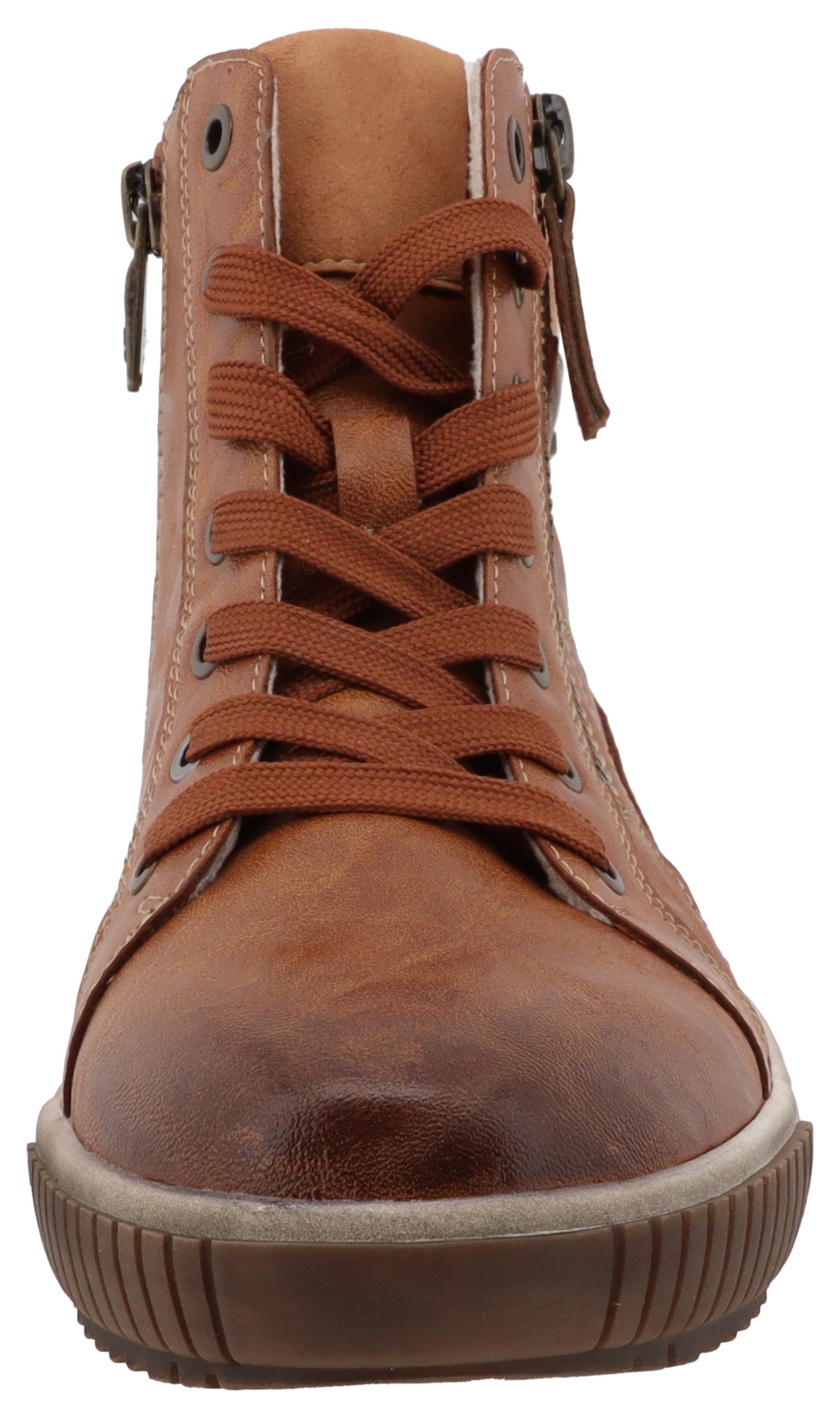 Romika Winterlaarzen , plateau, veterschoenen in comfortabele breedte g (= breed)