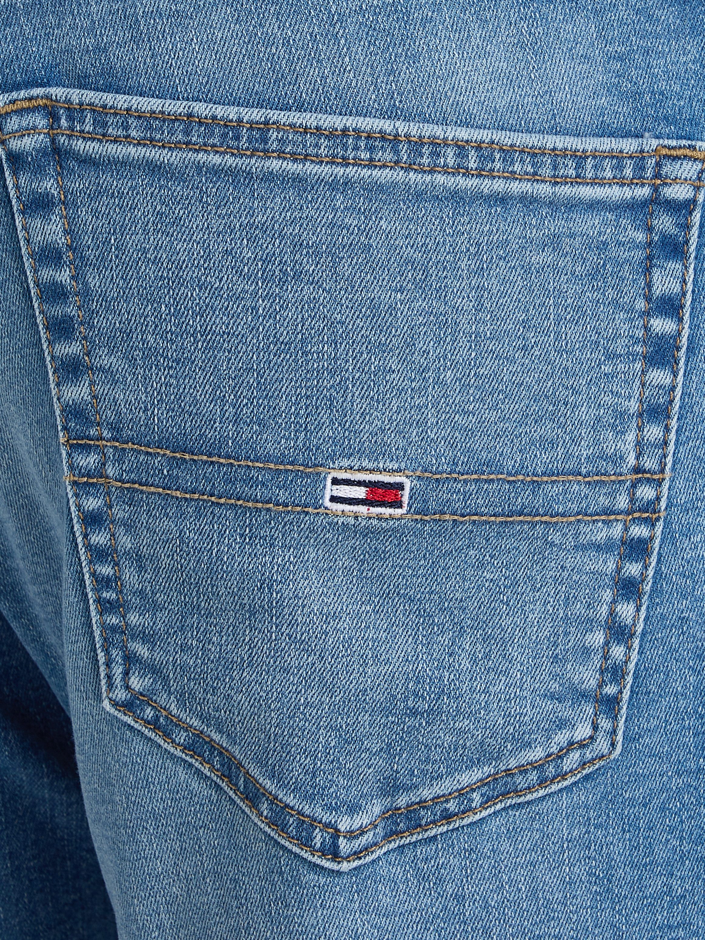 TOMMY JEANS Slim fit jeans SCANTON SLIM met gestempeld logo