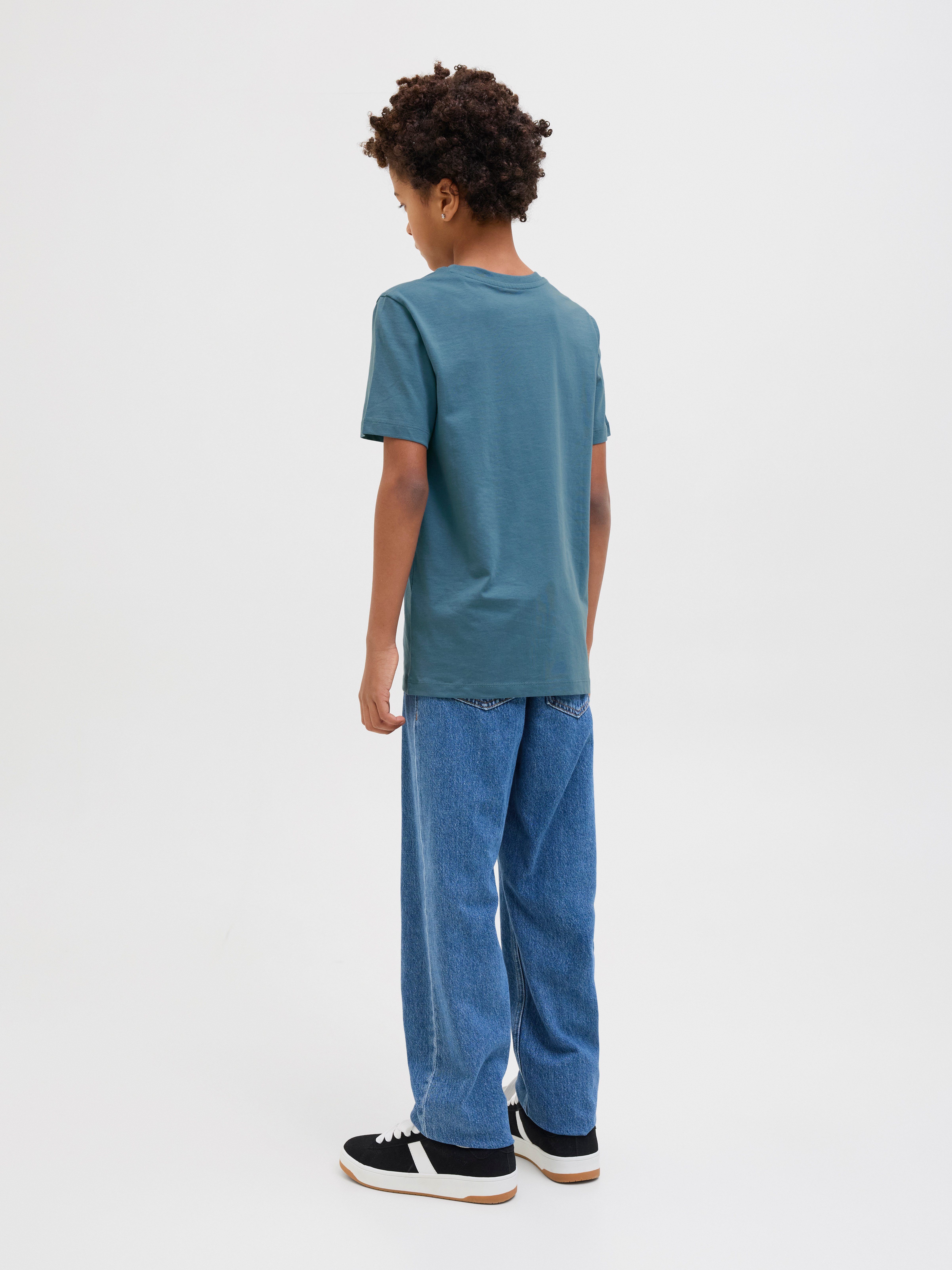 Jack & Jones Junior Shirt met ronde hals JJEBRYAN CORP LOGO TEE SS O-NECK JNR