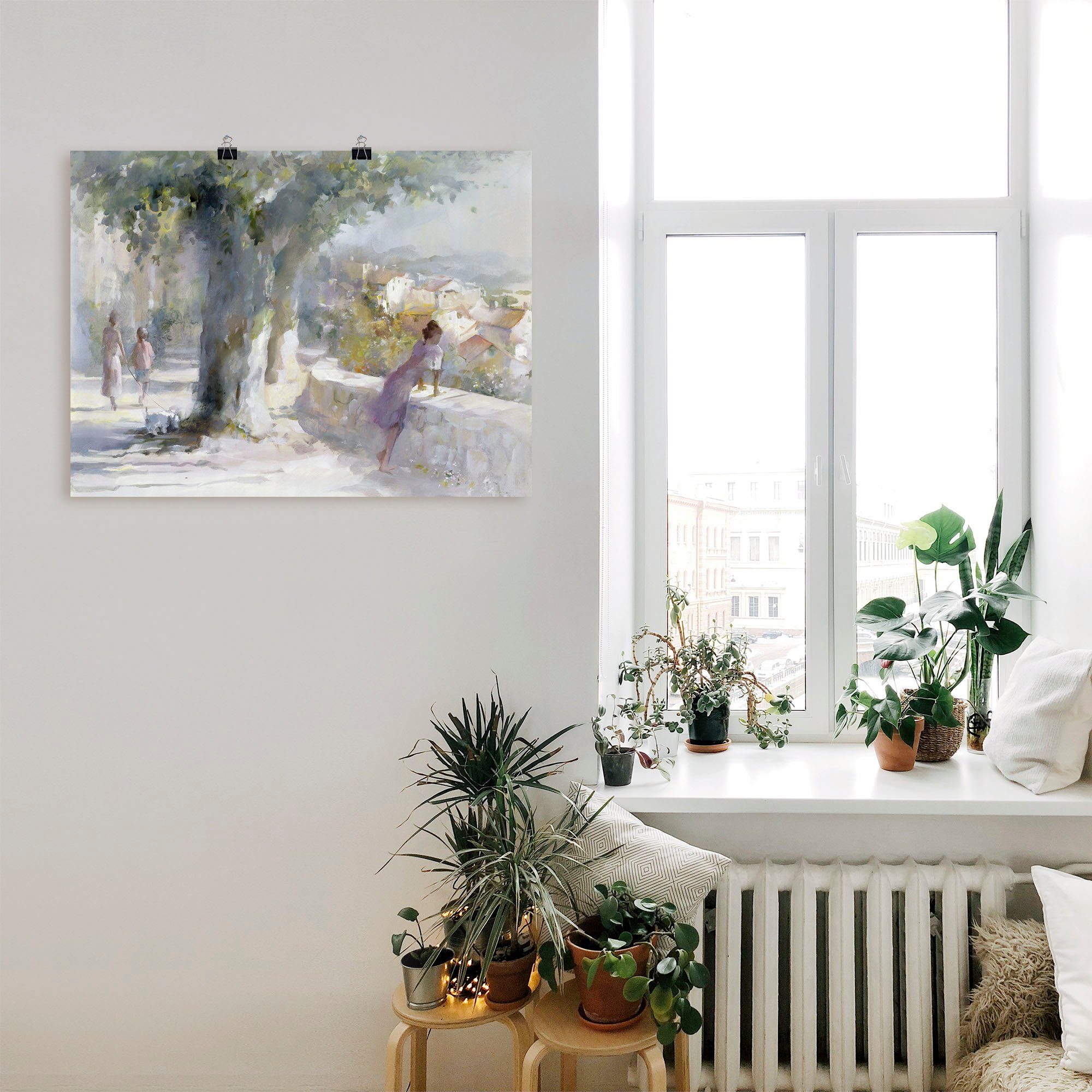 Artland Artprint Fluisterende wind als artprint op linnen, poster in verschillende formaten maten