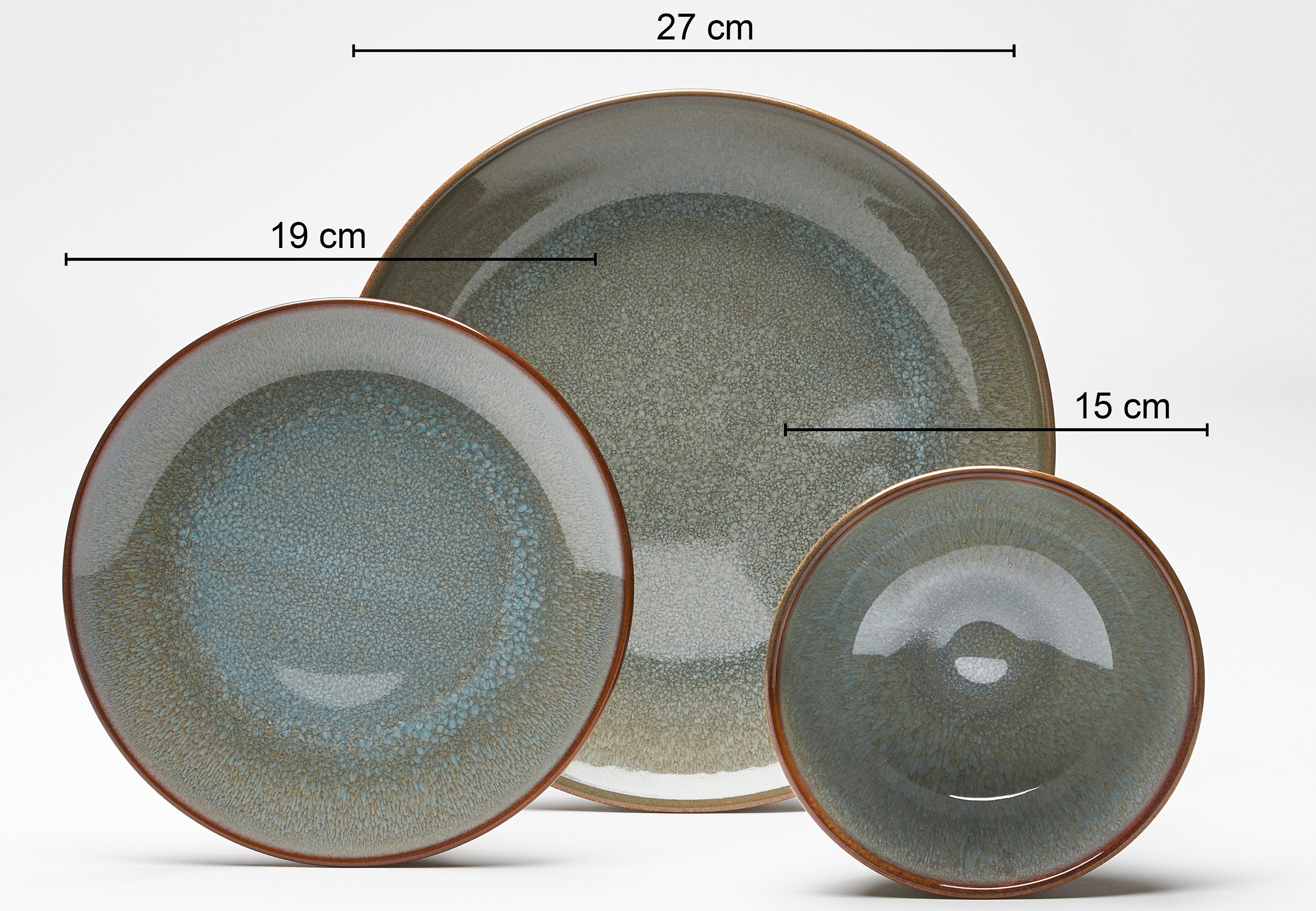 van Well Combi-servies Servies-set Olbia Lago, 16-delig (set, 16-delig)