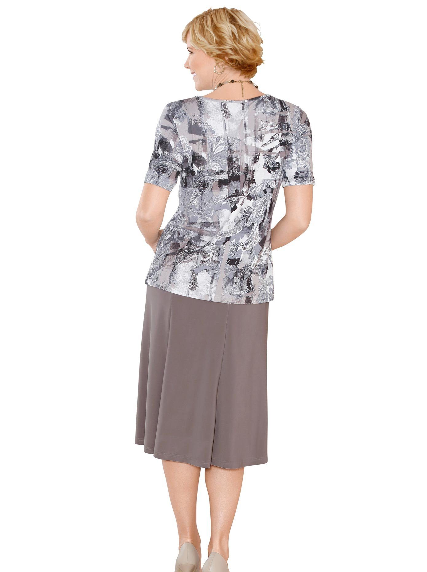 Classic Shirt met ronde hals Shirt (1-delig)