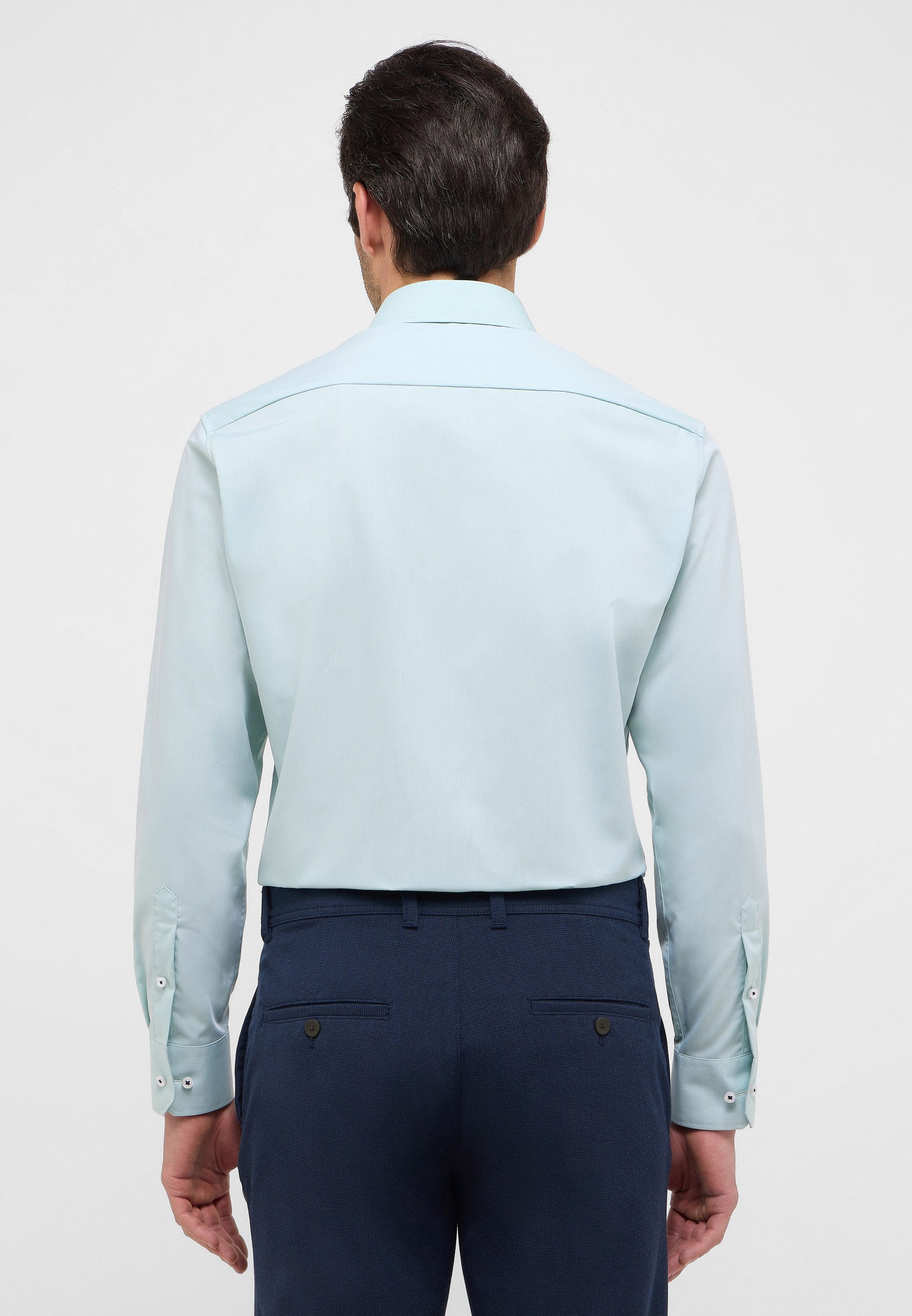 Eterna Overhemd met lange mouwen MODERN FIT NON IRON (strijkvrij)