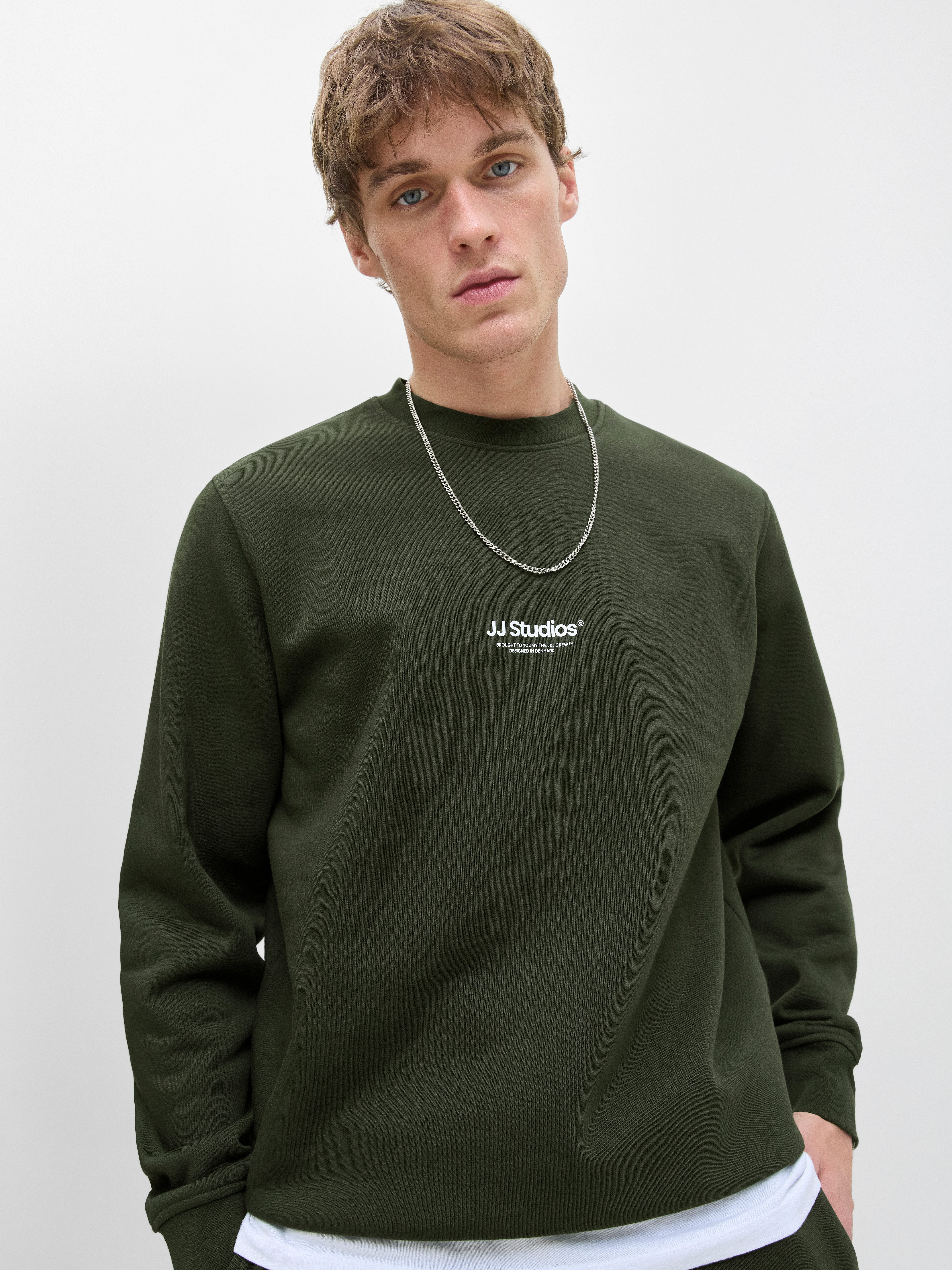 Jack & Jones Sweatshirt JJESOHO SWEAT CREW NECK NOOS