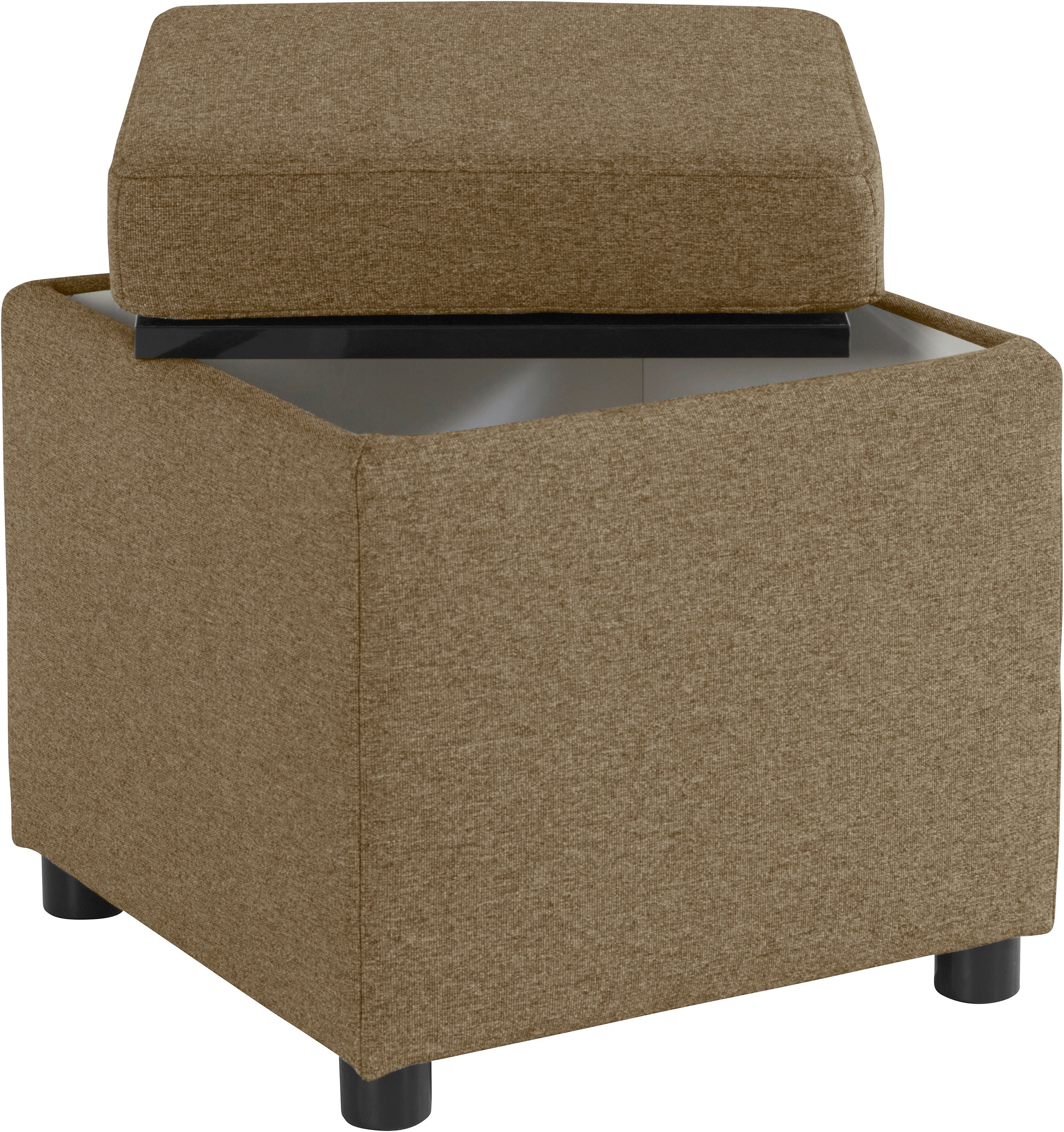 LOOKS BY WOLFGANG JOOP Hocker LooksIII inclusief bergruimte, te veranderen in een tafel