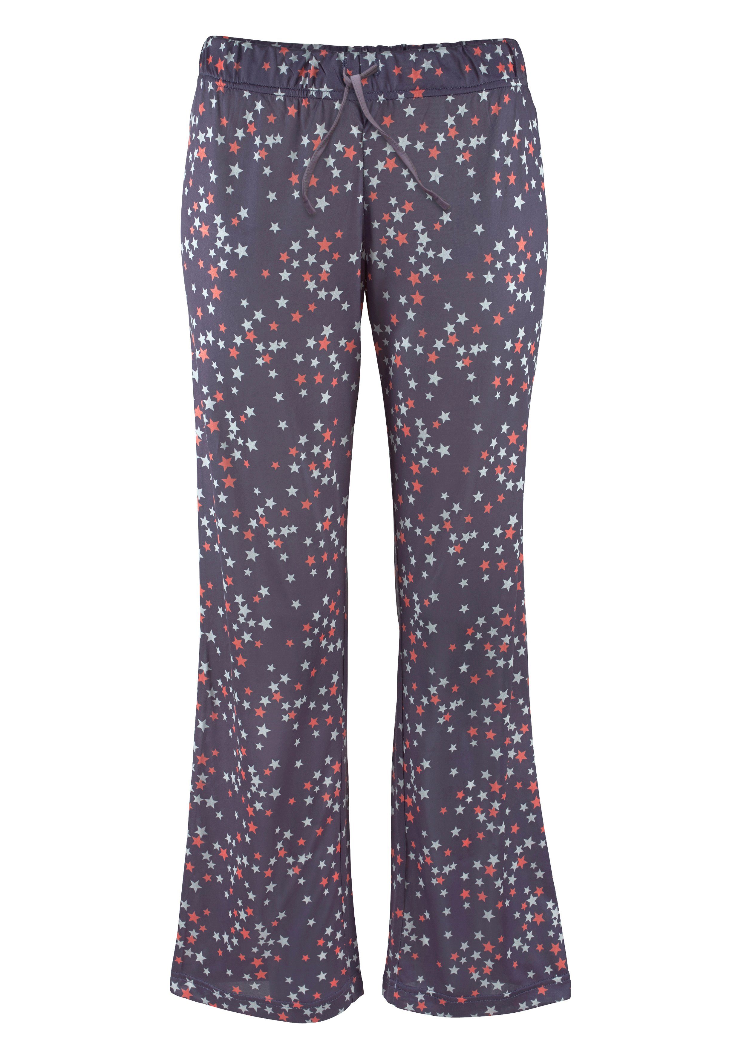 Vivance Dreams Pyjama met sterrenprint (4-delig, Set van 2)