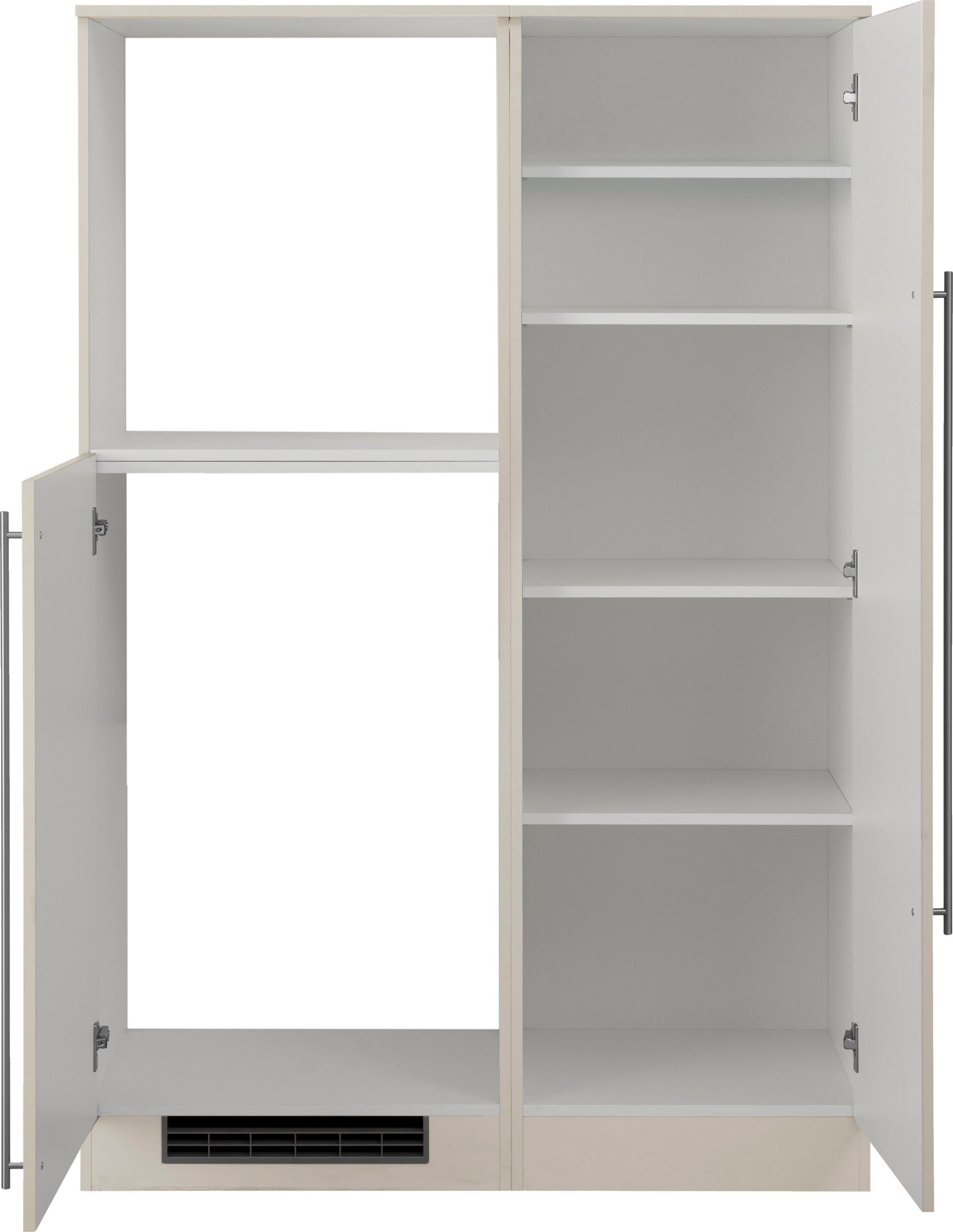 wiho Küchen Keuken Chicago Back-/Koelmodule, optioneel met elektrische apparaten, breedte 110 cm