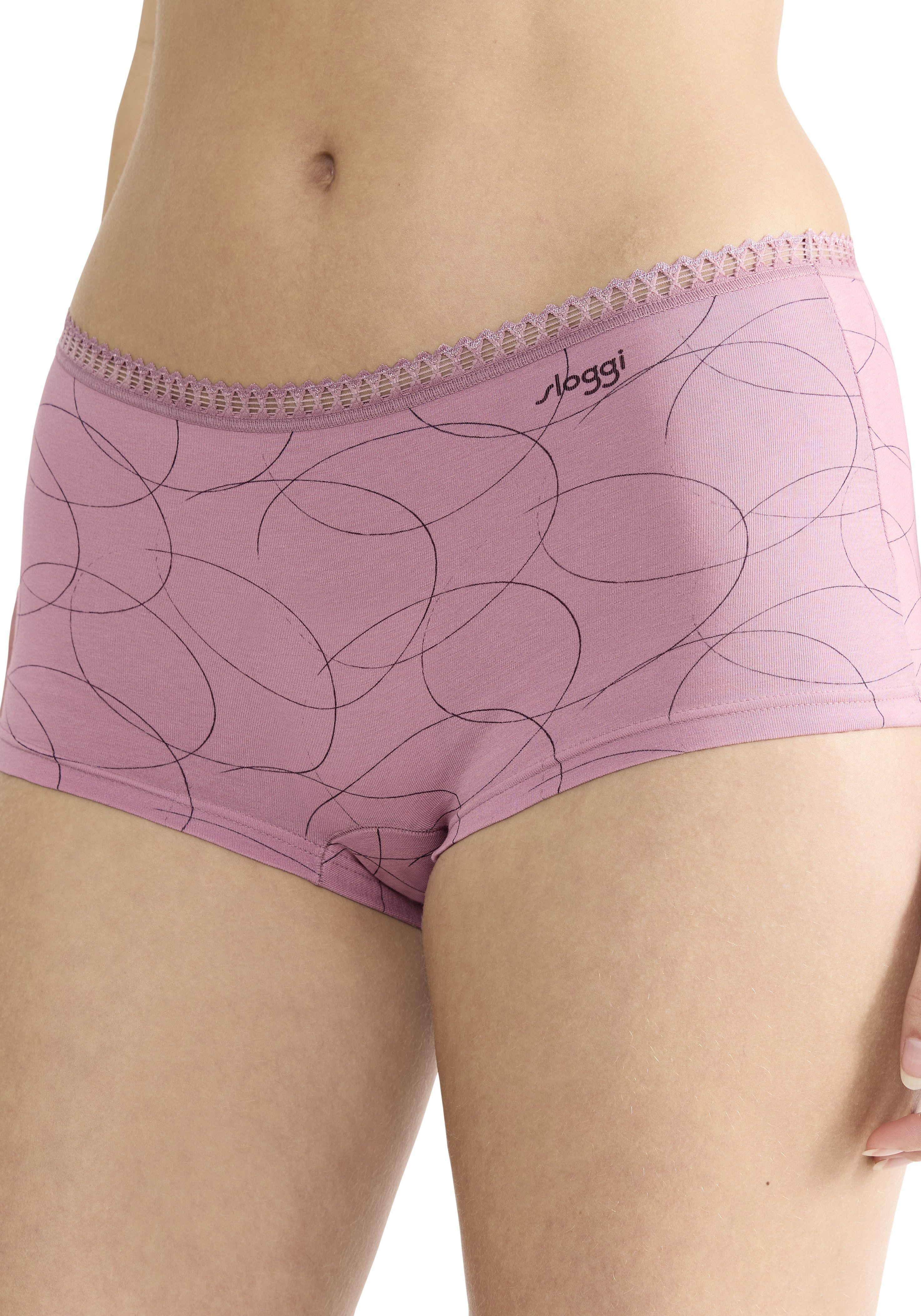 Sloggi Retro hipster GO Crush met kanten details (Set van 3)