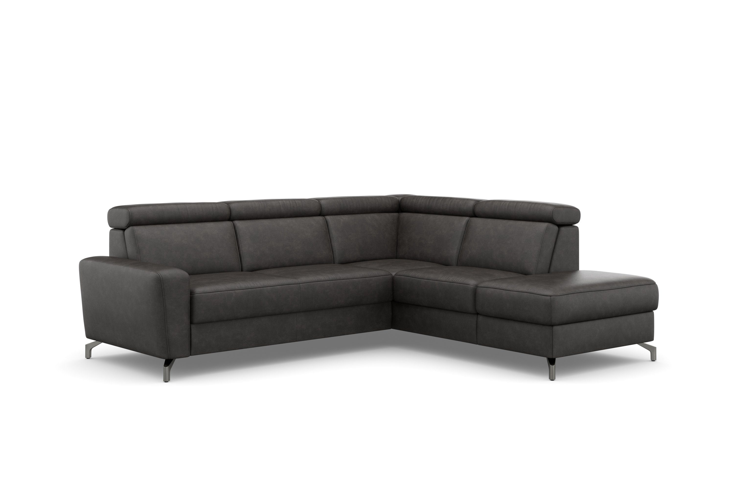 sit&more Hoekbank Scarlett L-vorm met verstelbare hoofdsteun, naar keuze met slaapfunctie, bedkist