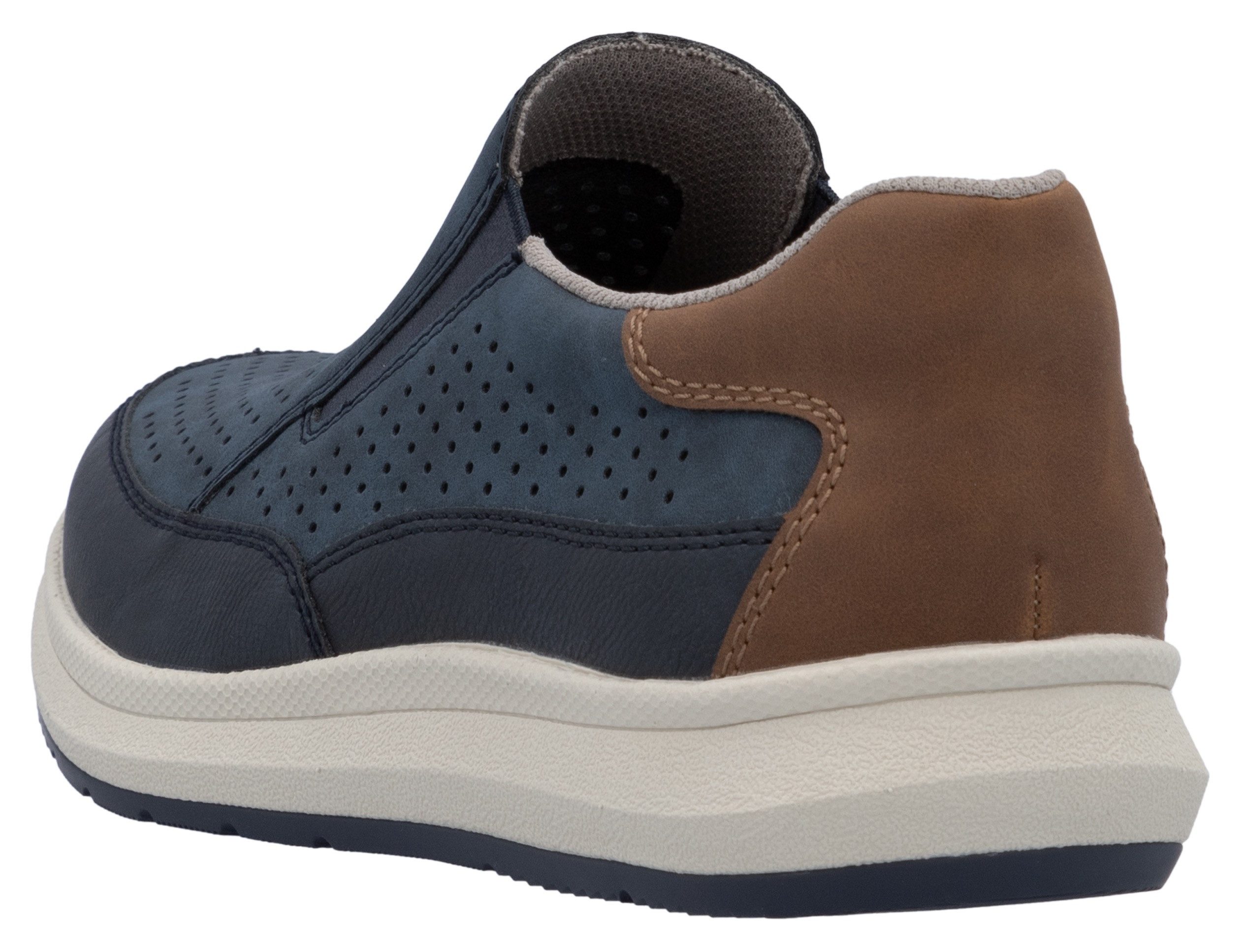 Rieker Slip-on sneakers , slipper, instapschoen, lage schoen met zij-elastische inzetten