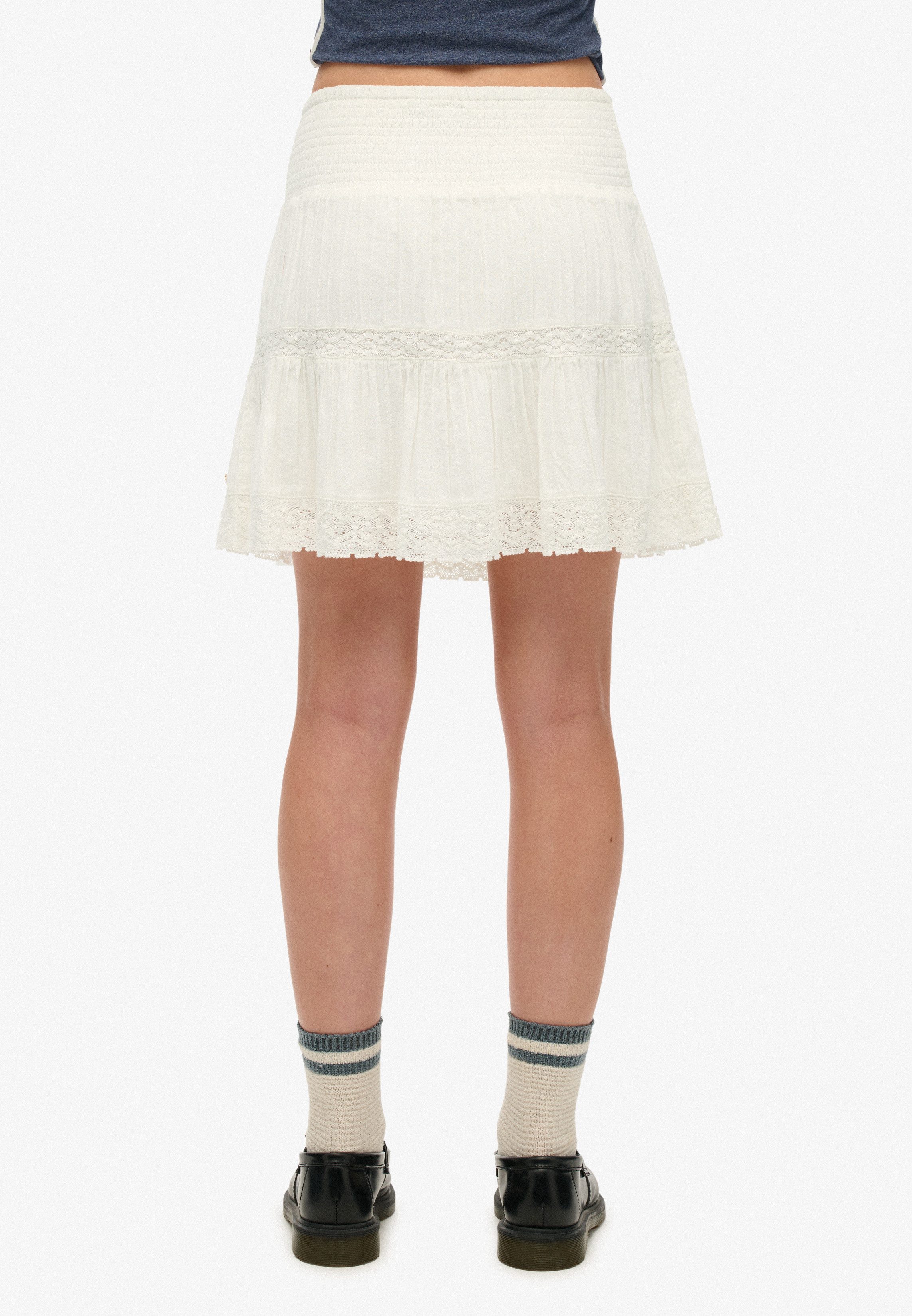 Superdry Minirok IBIZA LACE MIX MINI SKIRT