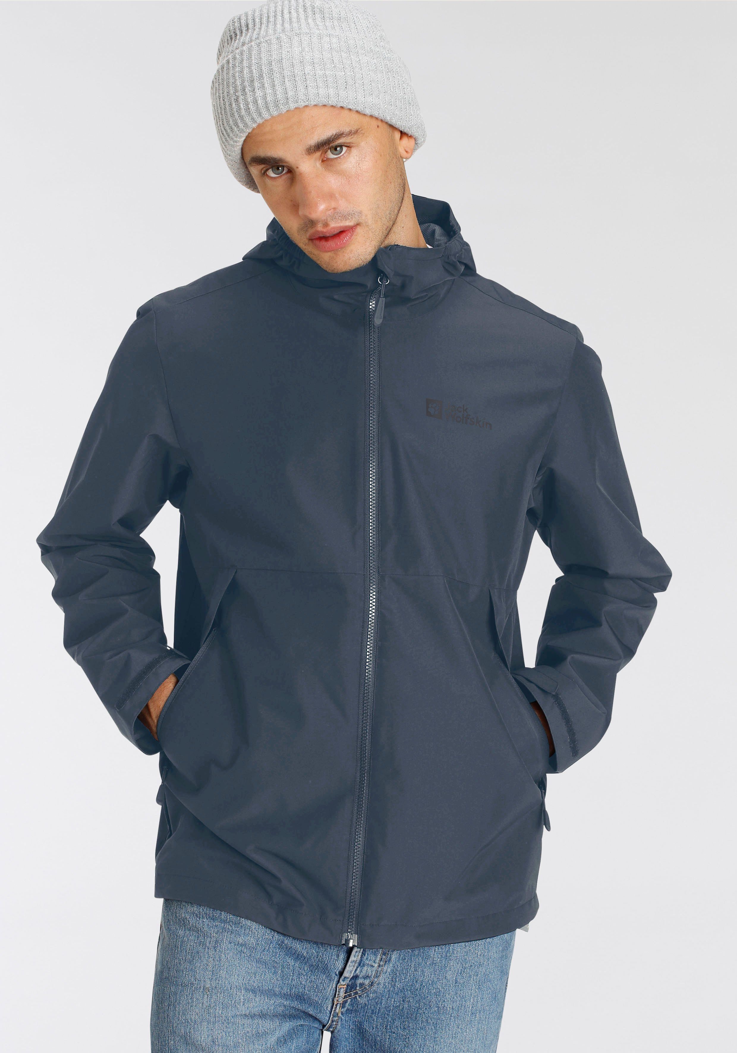 Jack Wolfskin Functioneel jack FARWOOD JKT M Waterafstotend & Ademend & Winddicht