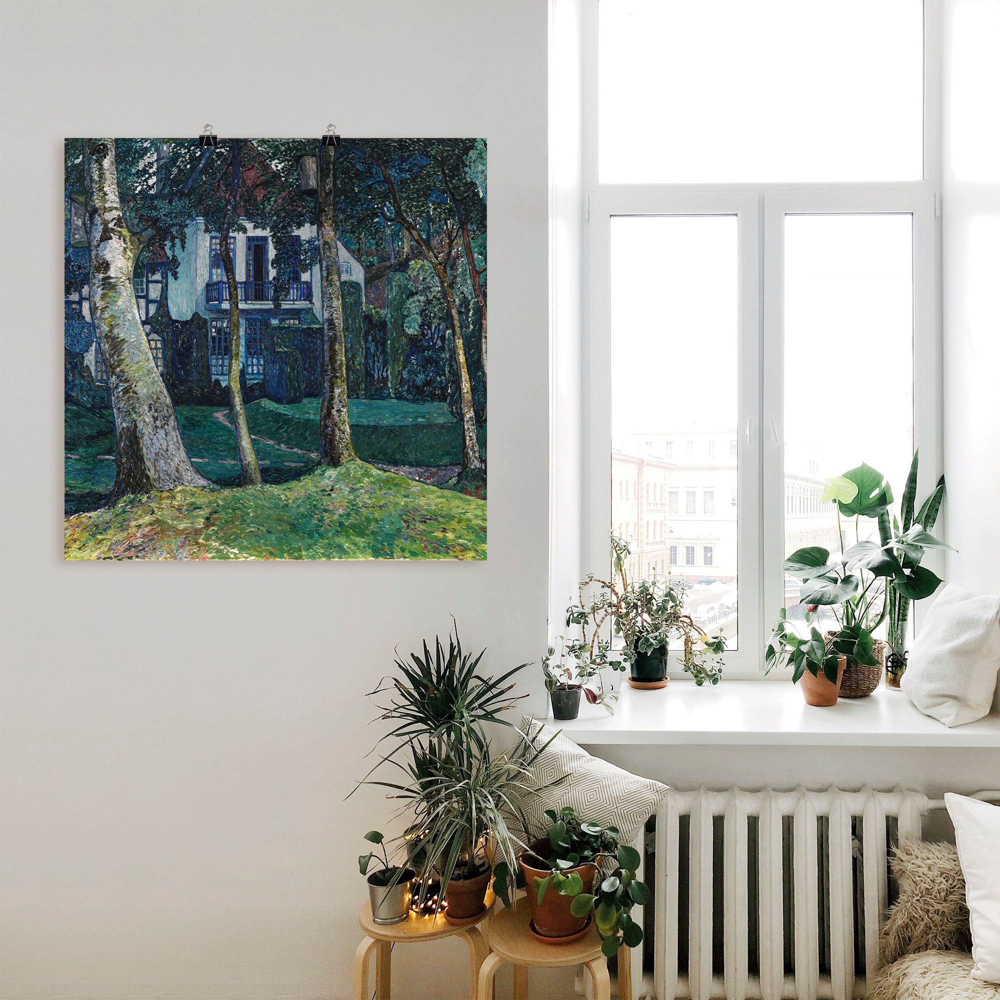 Artland Artprint Na zonsondergang (Barkenhoff). 1914 als artprint van aluminium, artprint op linnen, muursticker of poster in verschillende maten