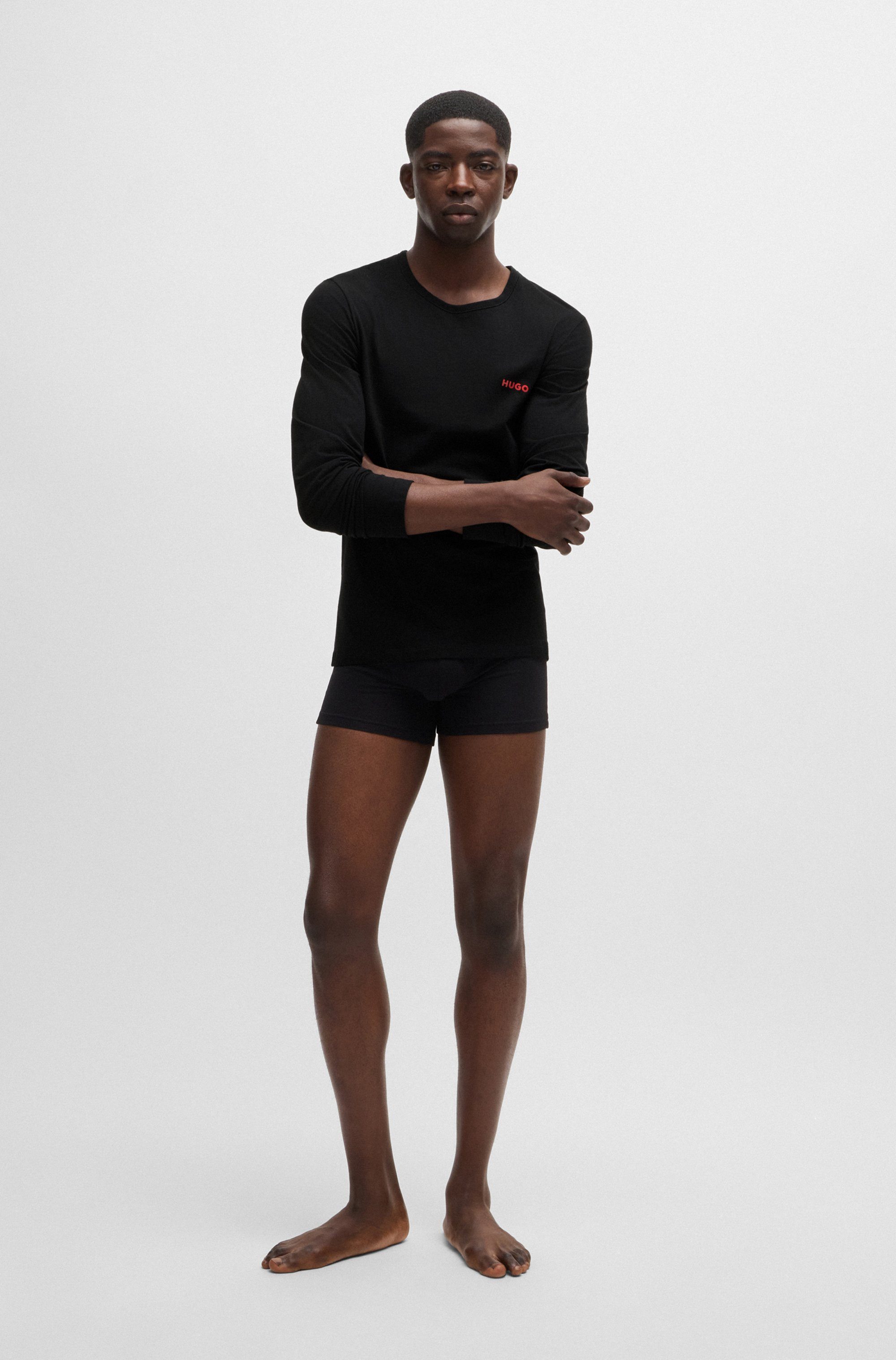 HUGO underwear Shirt met lange mouwen LS-SHIRT RN TRIPLET (Set van 3)
