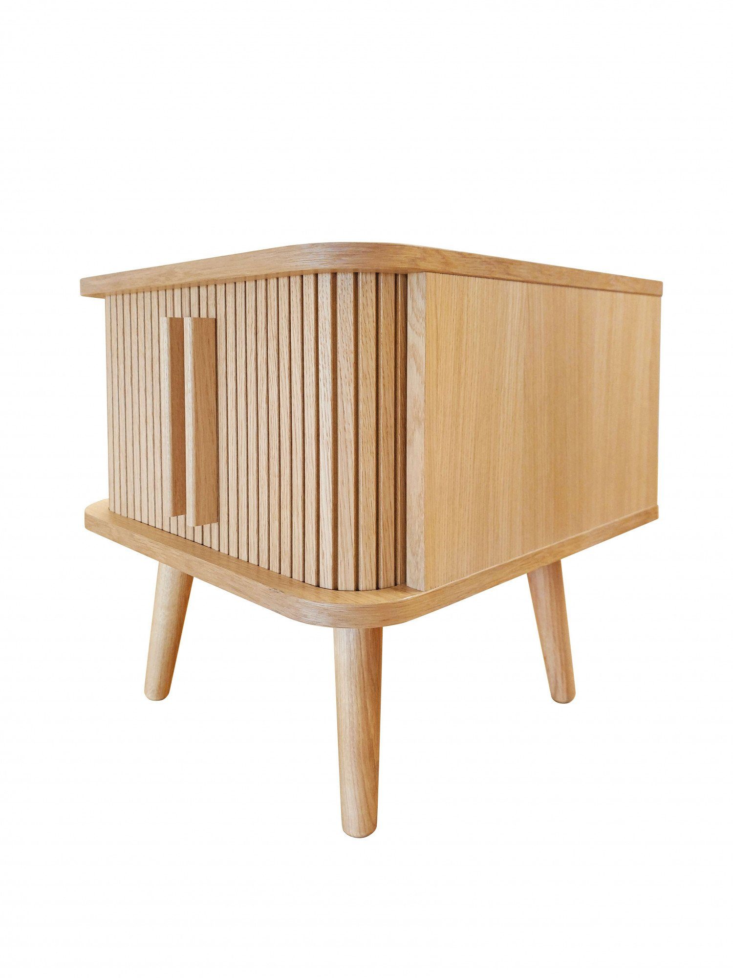 Woodman Bijzettafel Rove uniek ontwerp, gedeeltelijk massief, breedte 49,5 cm