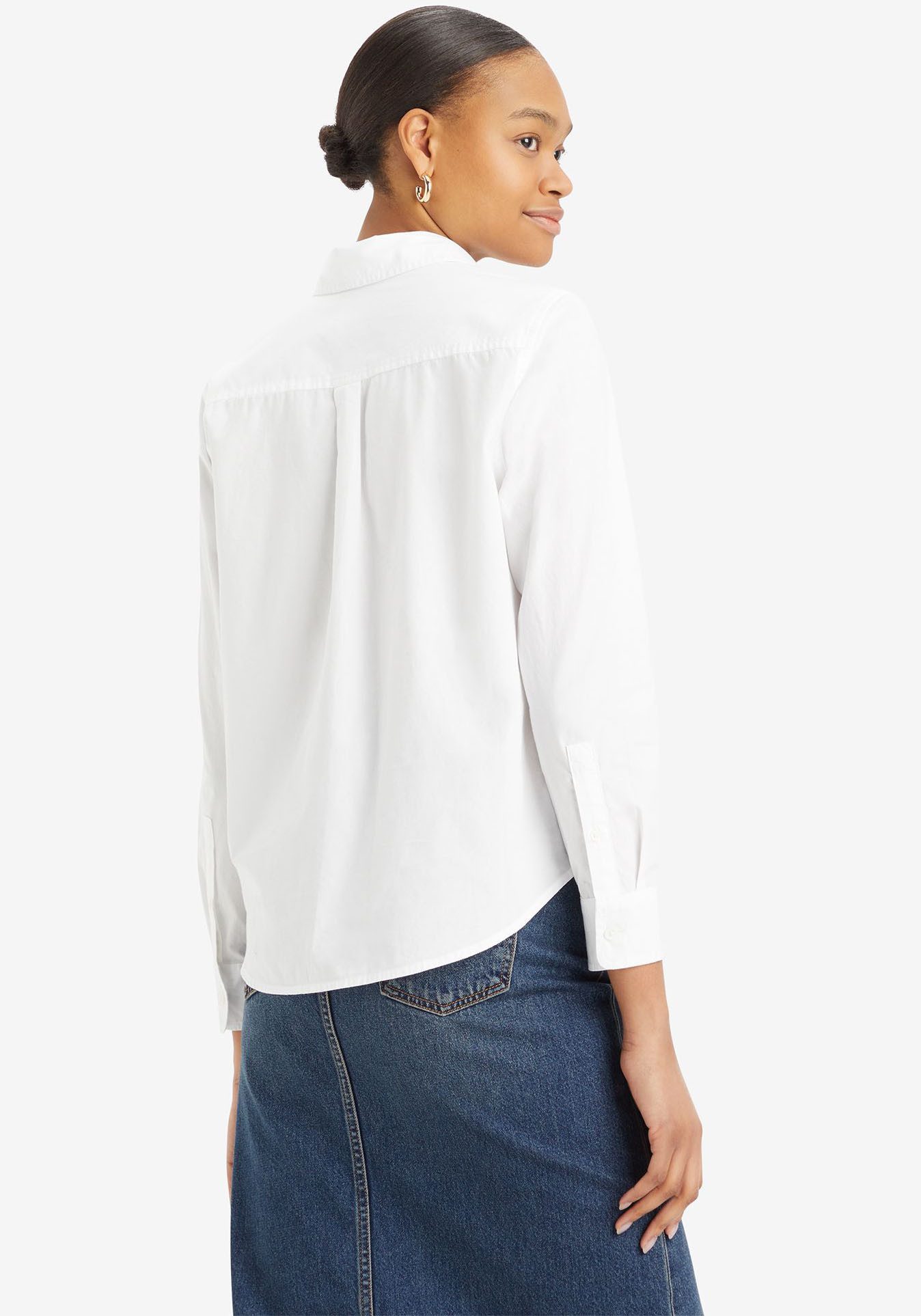 Levi's® Overhemdblouse The Classic Klein logoborduursel op borsthoogte