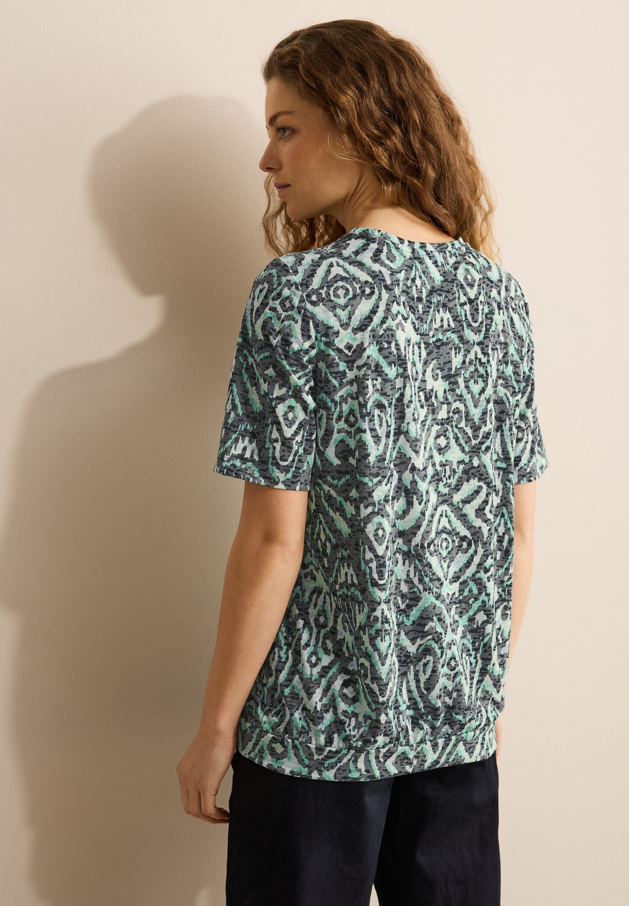 Cecil T-shirt met print all-over