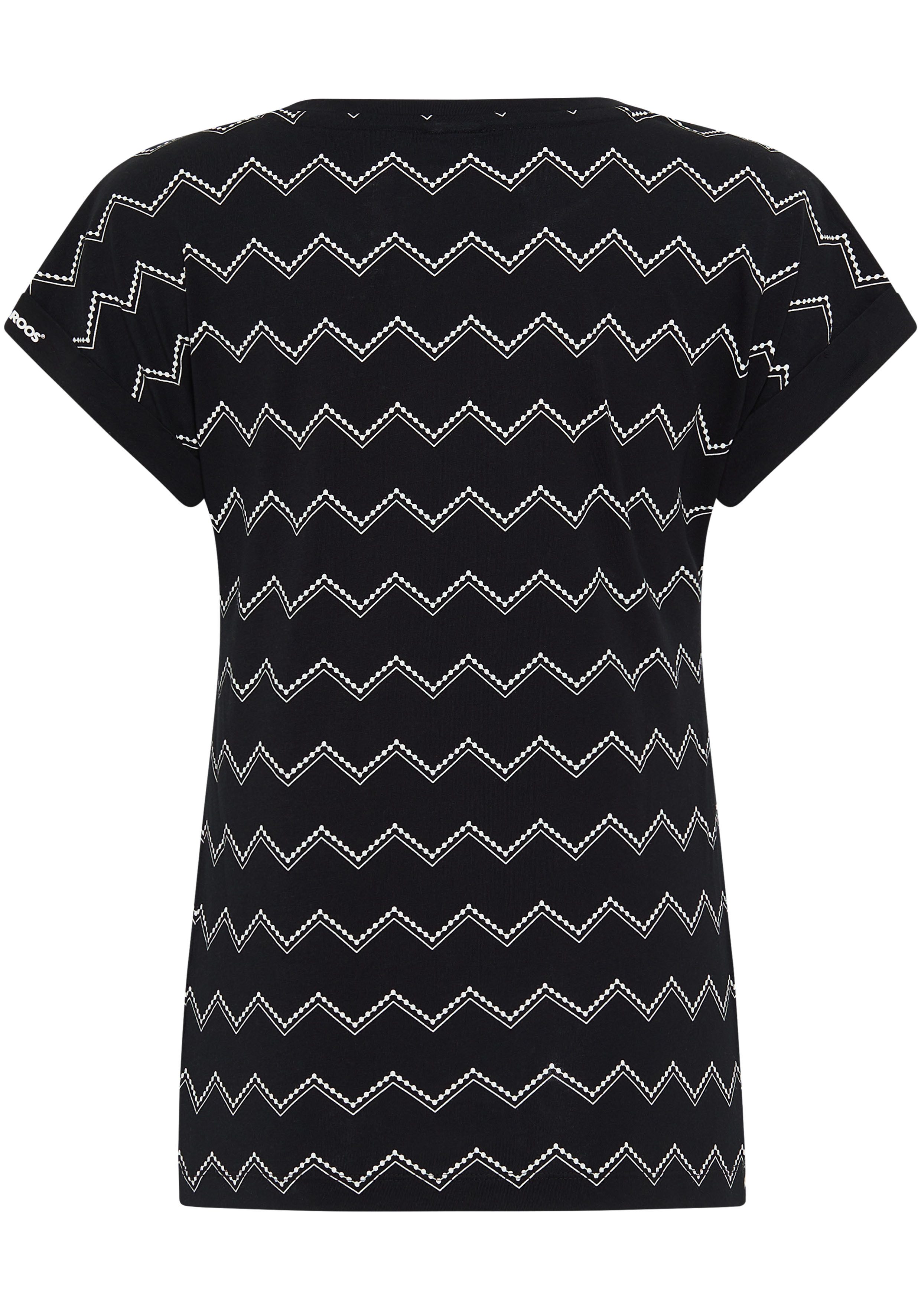 KangaROOS Shirt met korte mouwen met zigzagpatroon