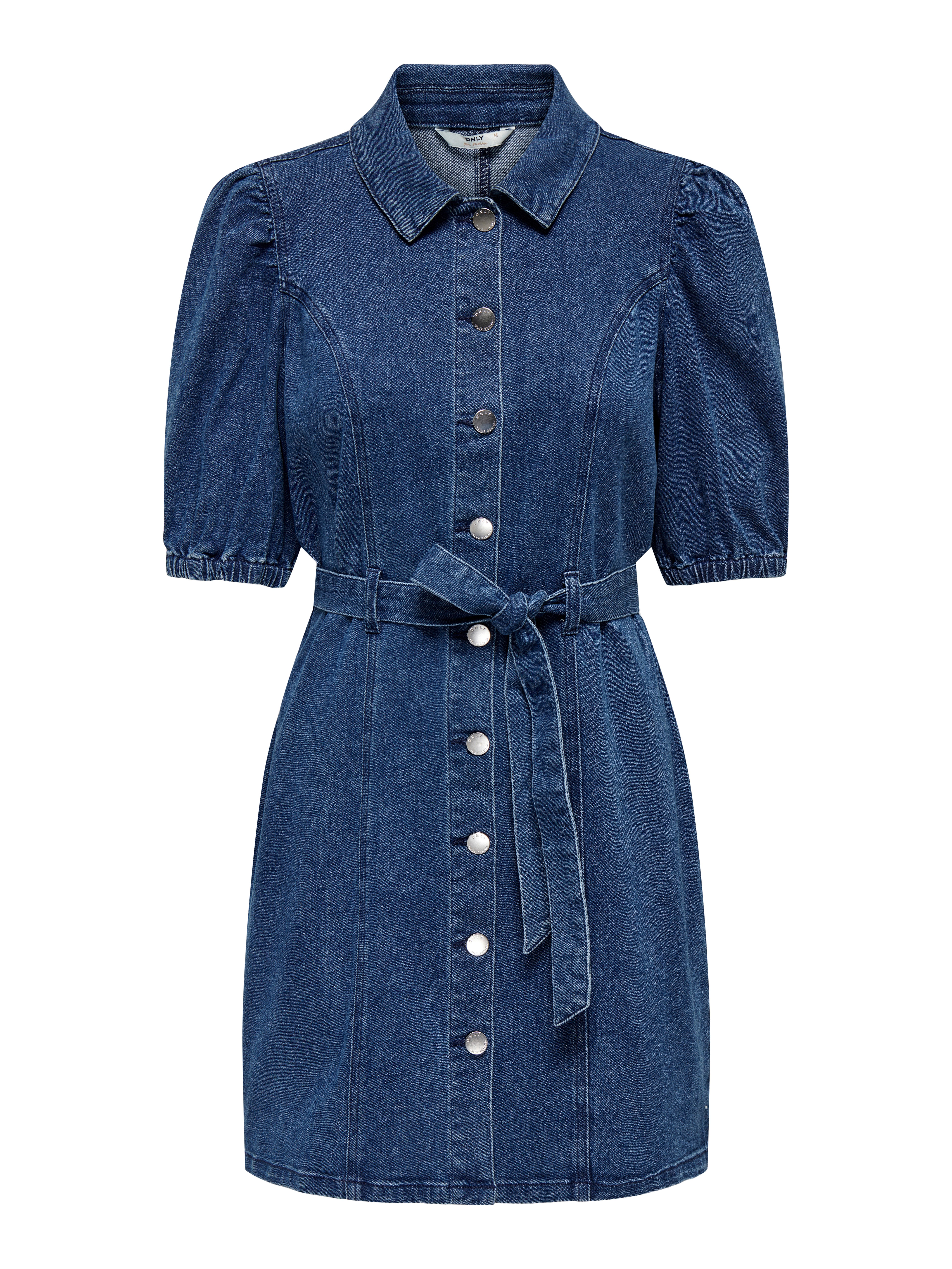 Only Jeans jurk ONLVIBBE SS BELT DNM DRESS NOOS