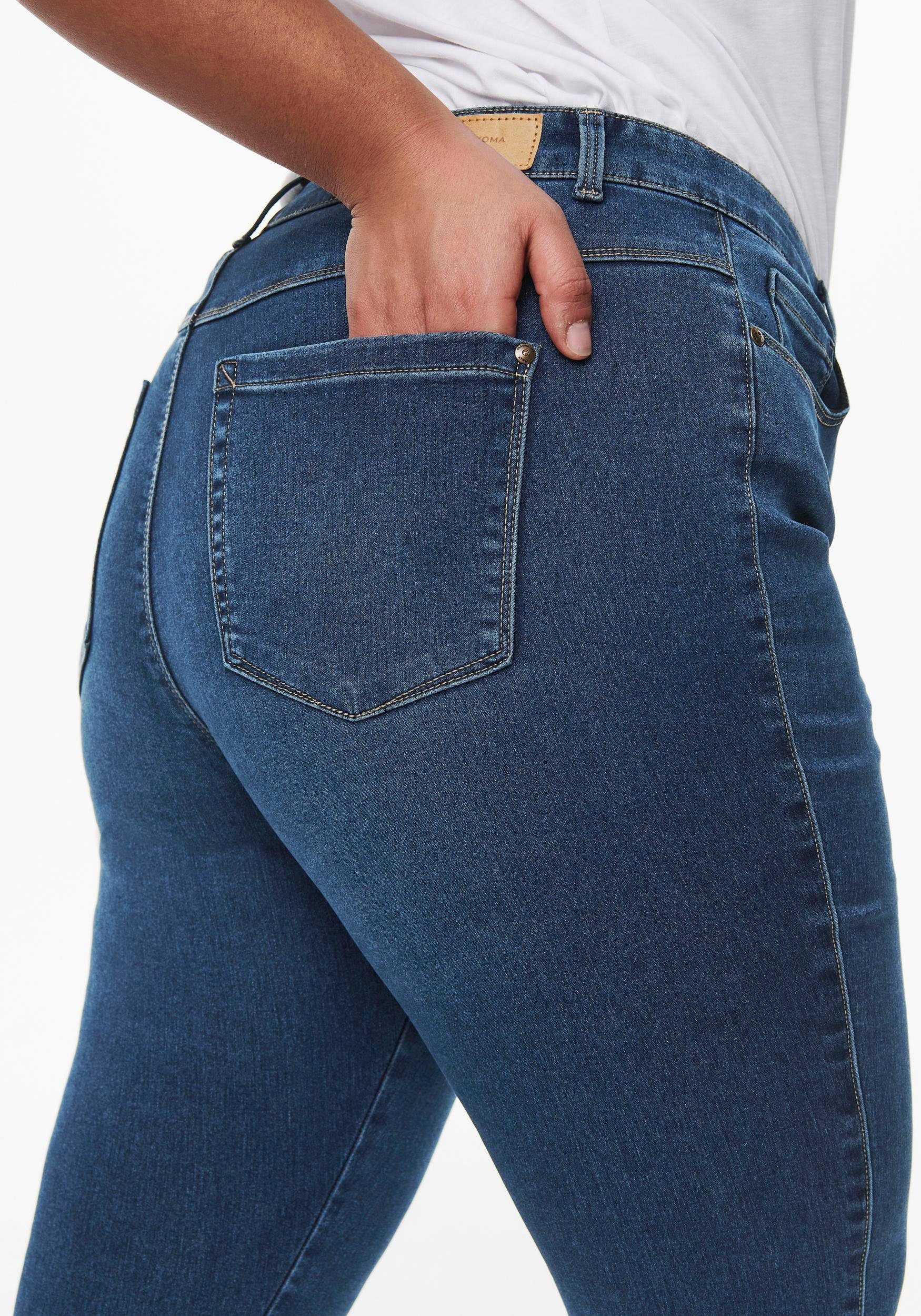 ONLY CARMAKOMA High-waist jeans CARAUGUSTA HW SK DNM