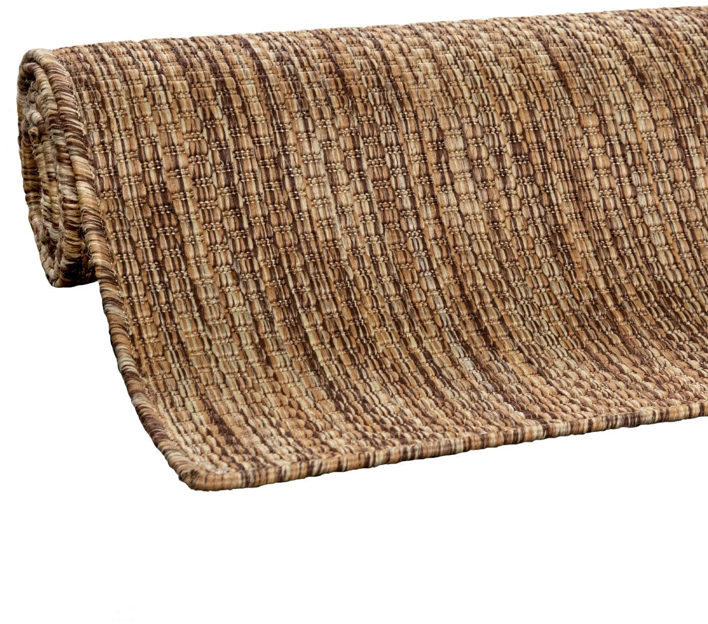 Bruno Banani Vloerkleed Venezia Geschikt voor binnen en buiten, sisal-look, weerbestendig & uv-bestendig
