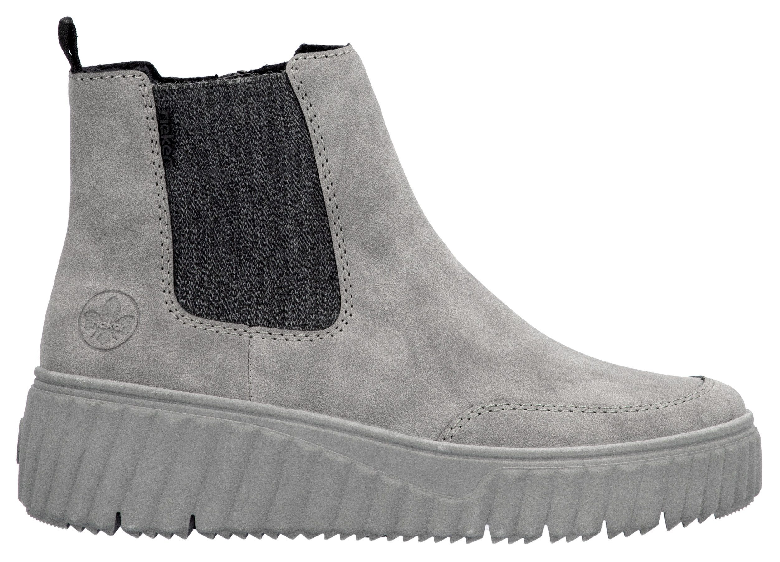 Rieker Chelsea-boots , instaplaarzen, wedge enkellaars met trekband