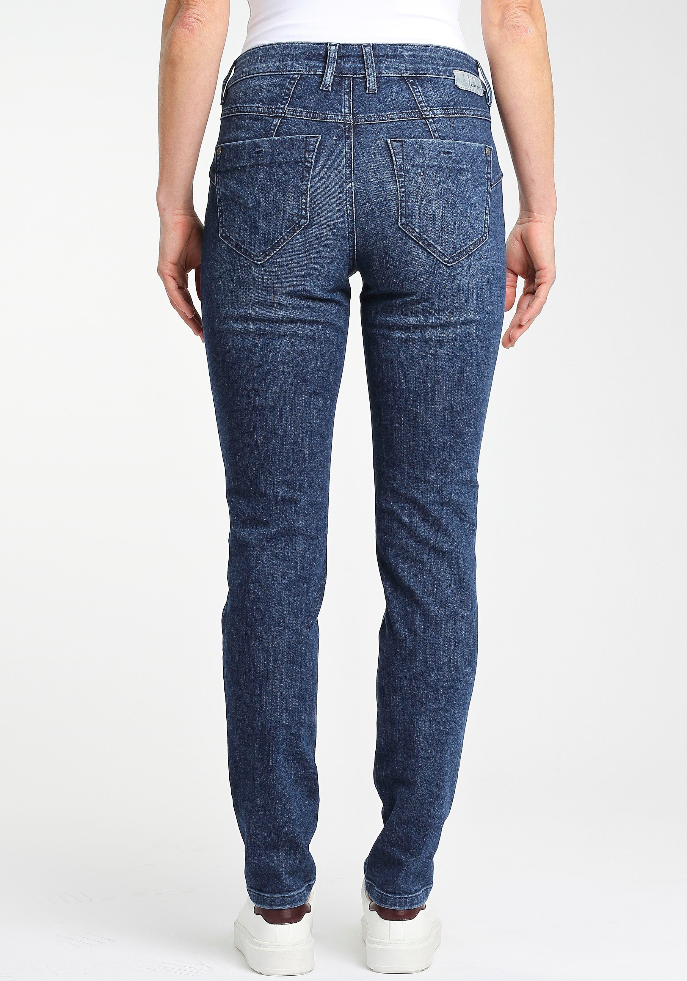 GANG Skinny fit jeans 94MARISSA met modieuze v-pas voor & achter