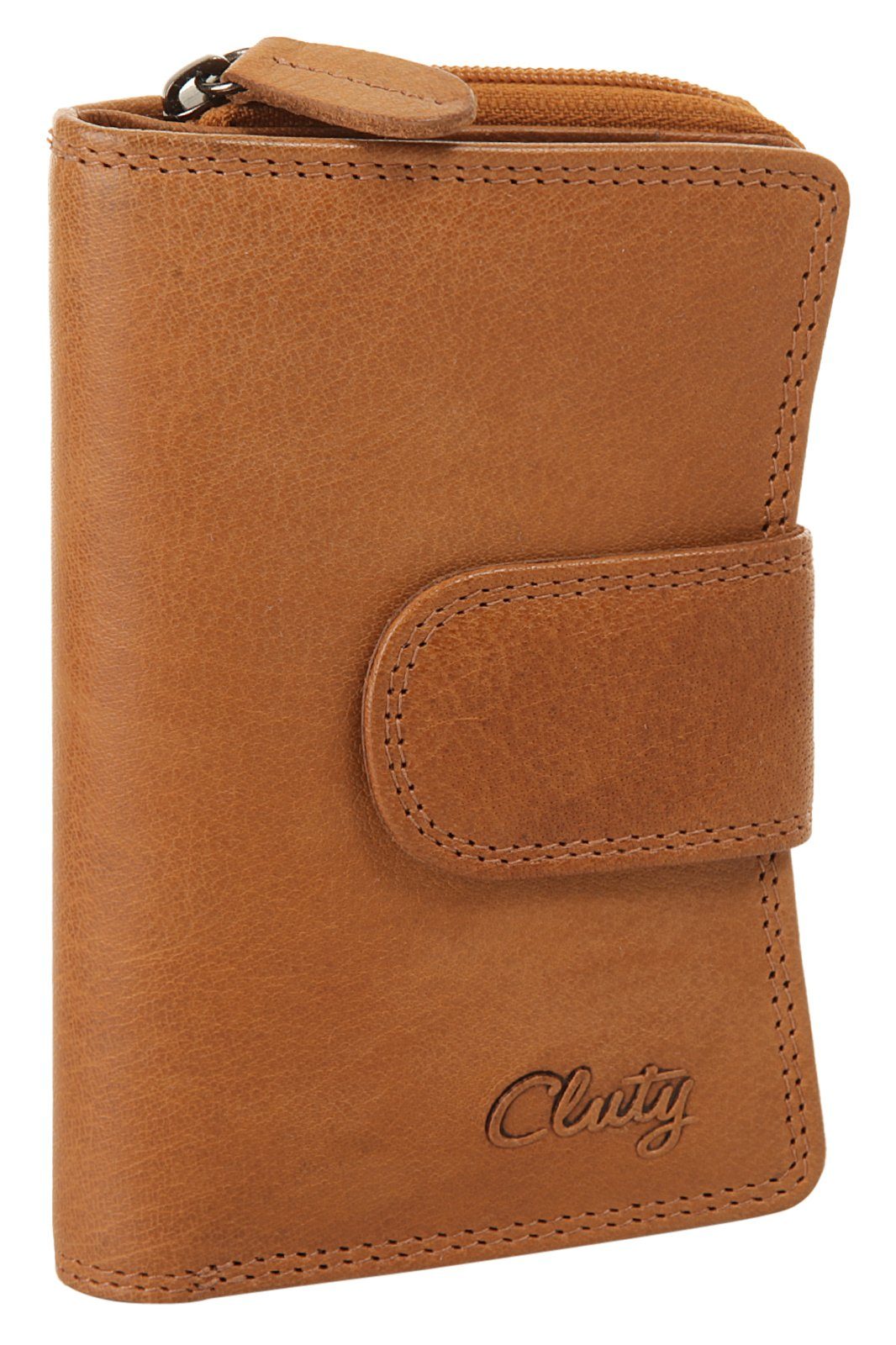 Cluty Portemonnee echt leder
