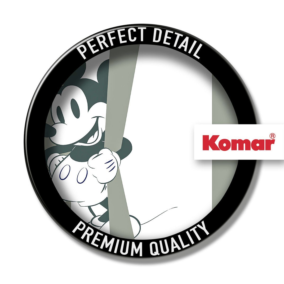 Komar Artprint op linnen Mickey Be Yourself - Afmeting 40 x 40 cm (1 stuk)