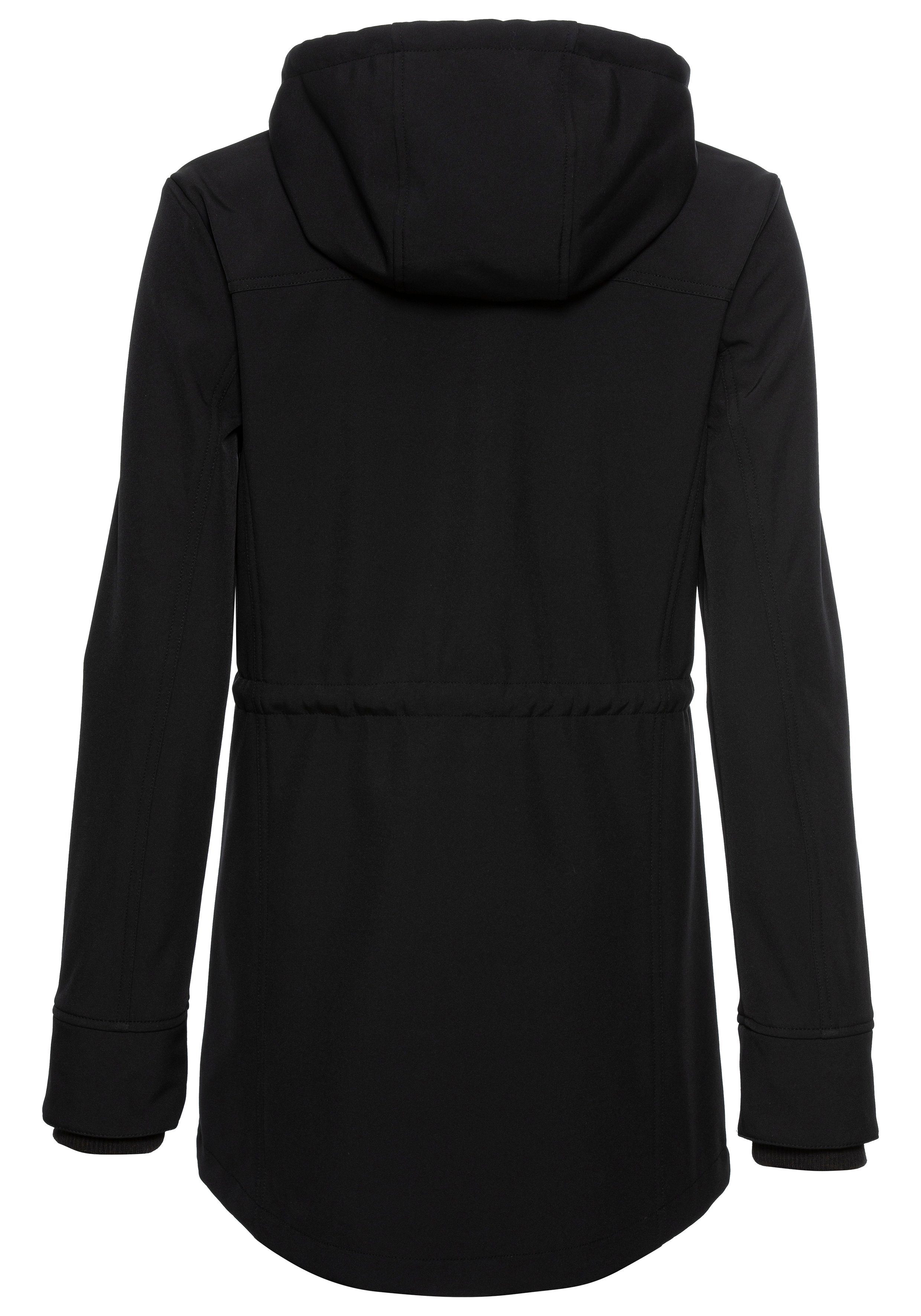 vivance active Softshell-jack met koord aan de taille
