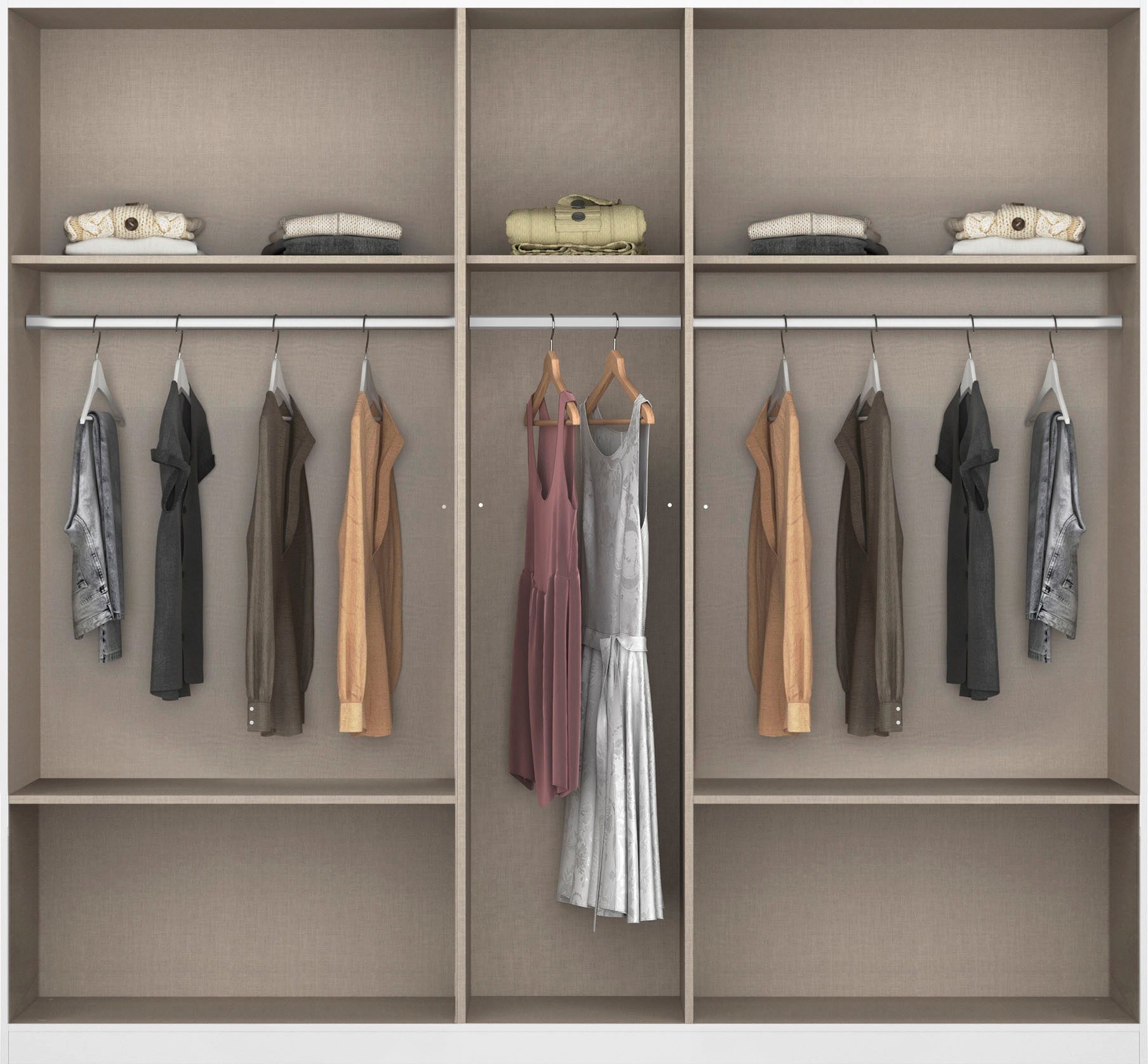 rauch Draaideurkast Borbona Kledingkast kast garderobe waskast BORBONA in 2 breedtes