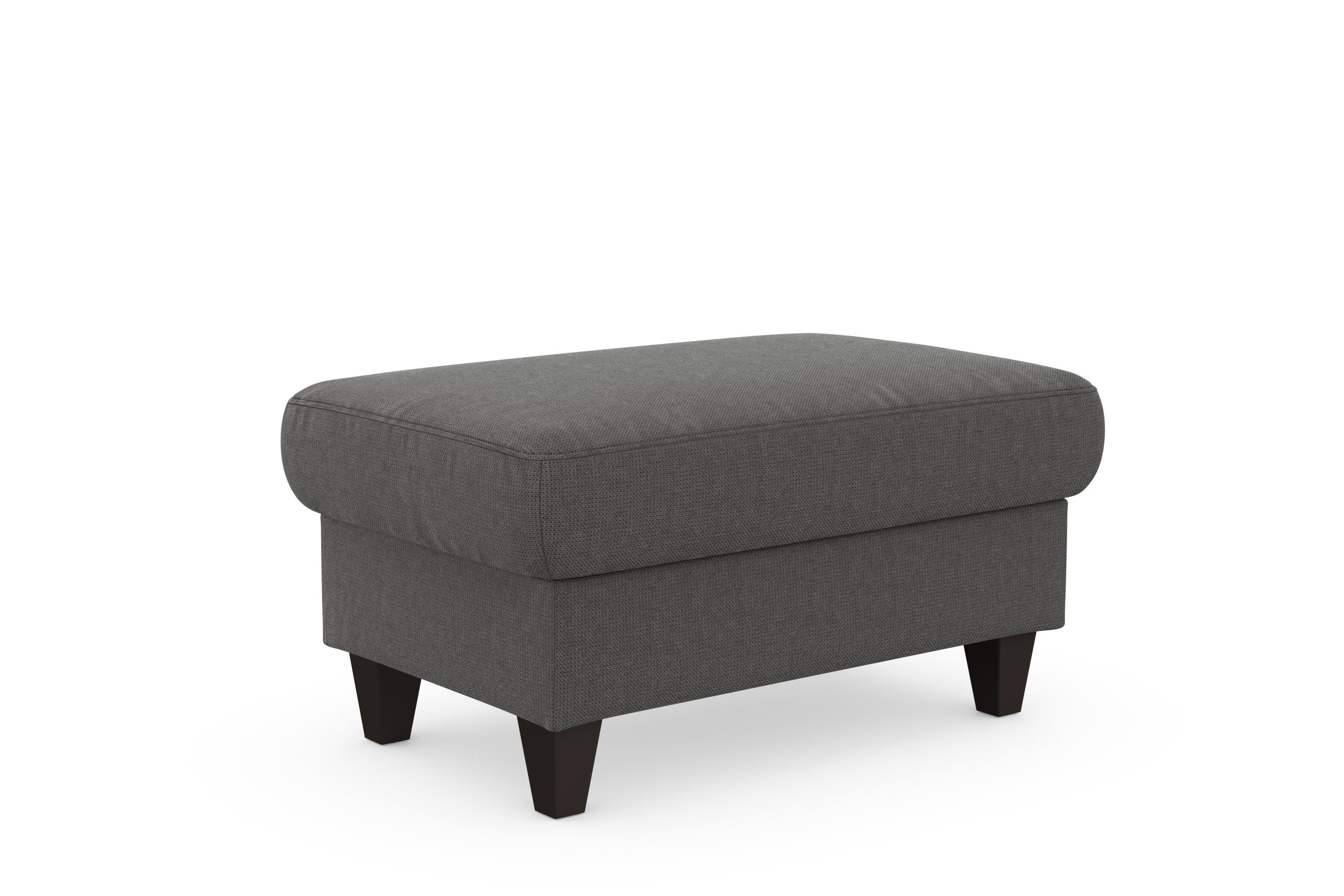 sit&more Hocker met bergruimte Farö met bergruimte en binnenvering en wengékleurige poten