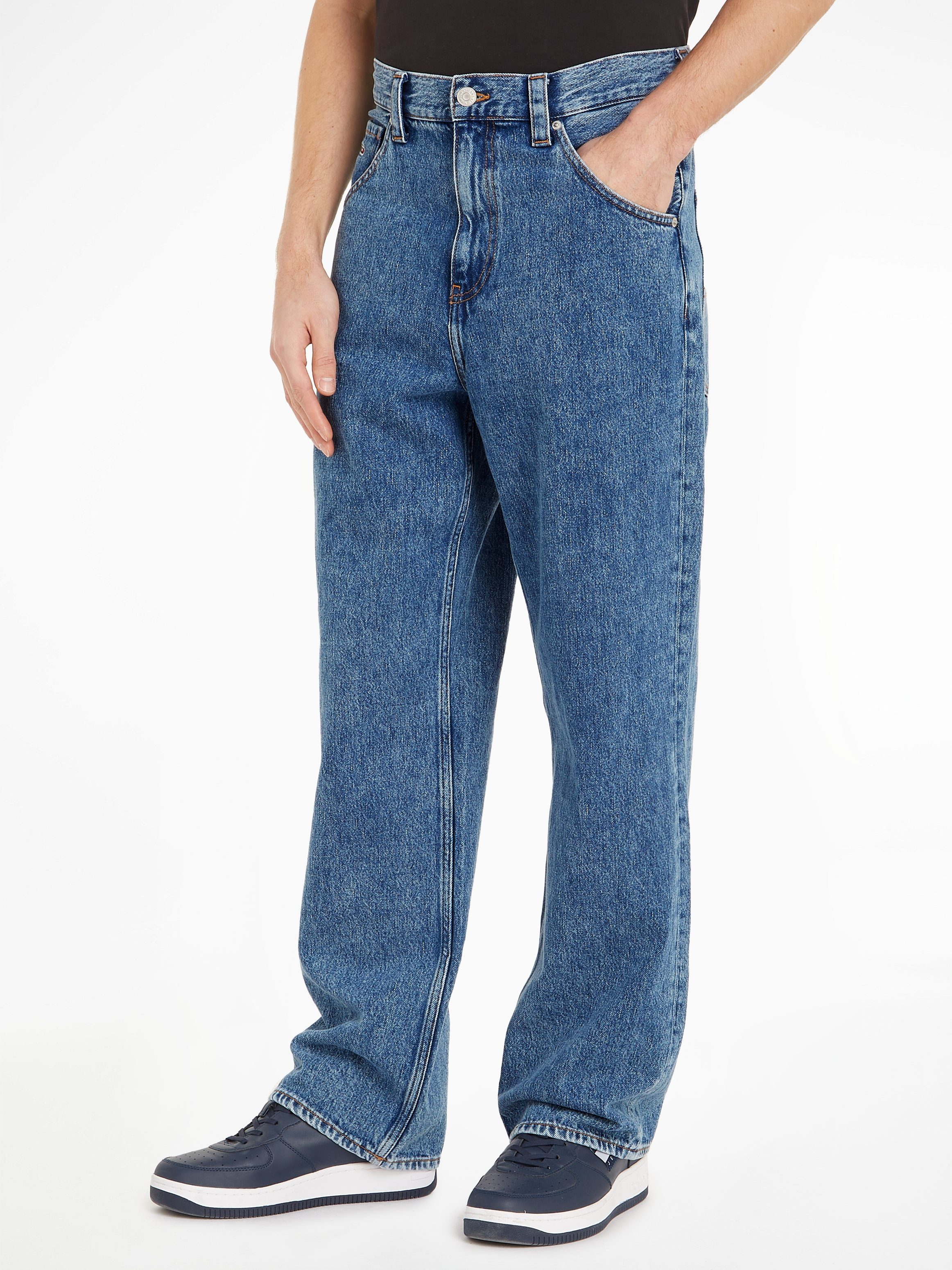 TOMMY JEANS Wijde jeans Aiden Baggy Jeans heren jeans maat 33 blauw