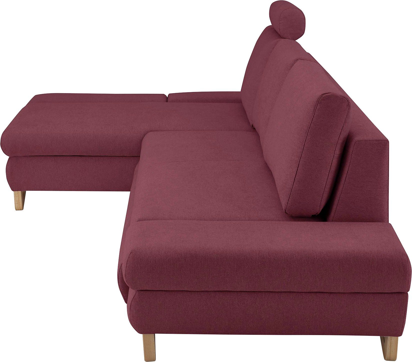 INOSIGN Slaapbank City/Giron comfortabele slaapbank (ligoppervlak 245 x 138 cm) en bedlade