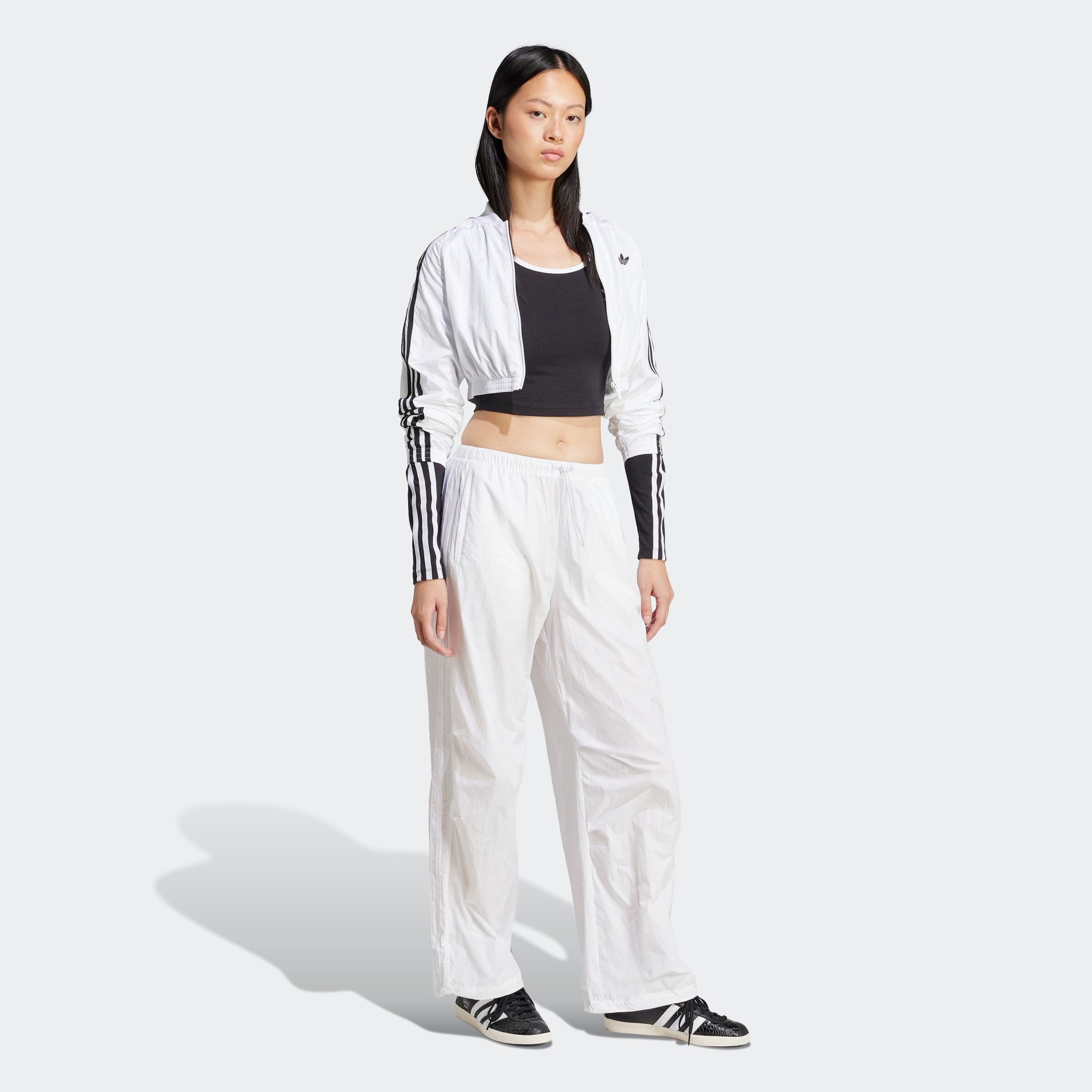 adidas Originals Shirt met lange mouwen 3S LS CROP