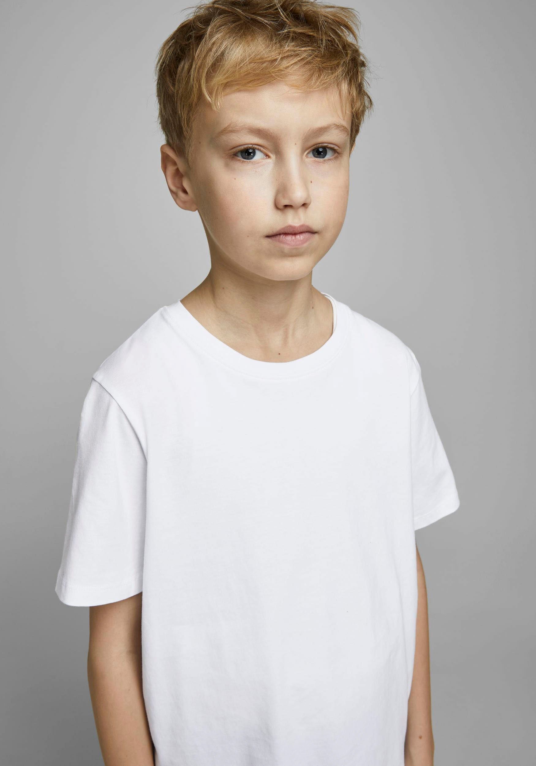 Jack & Jones Junior Shirt met korte mouwen JJEORGANIC BASIC TEE SS O-NECK NOOS JNR