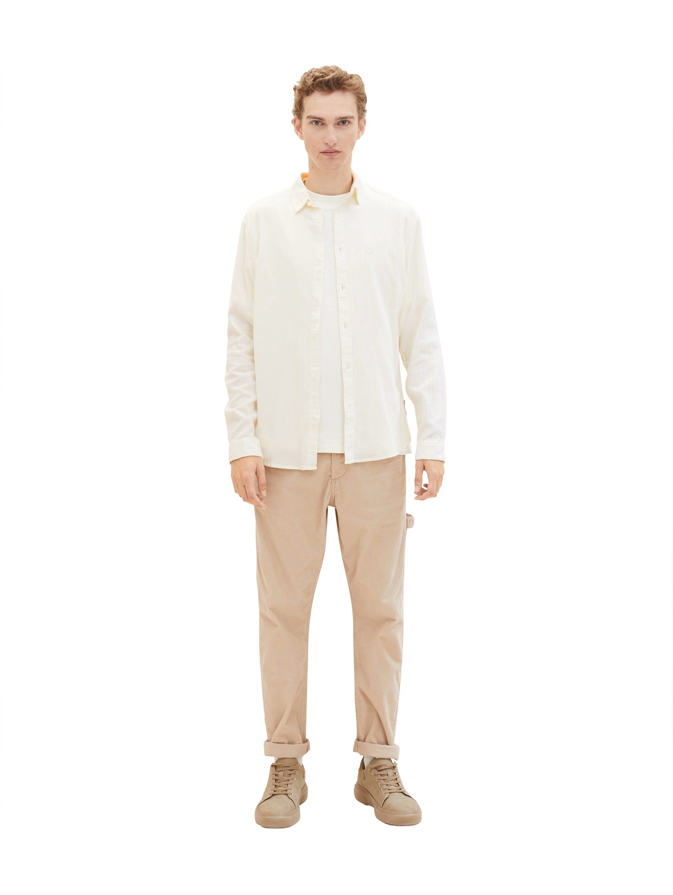 Tom Tailor Denim Overhemd met lange mouwen Heringbo