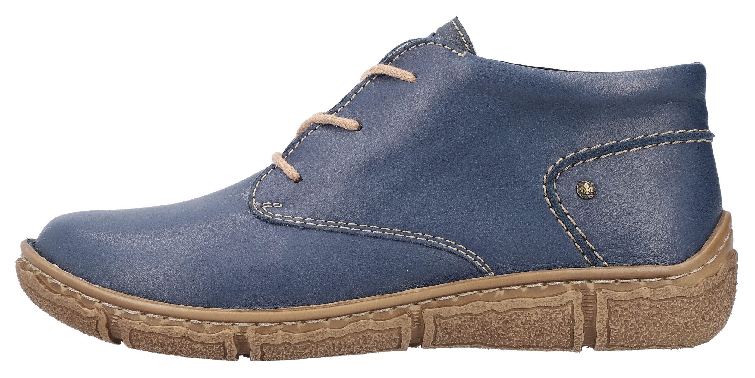Rieker Winterlaarzen , veterschoenen, korte enkellaars met schachtkussen