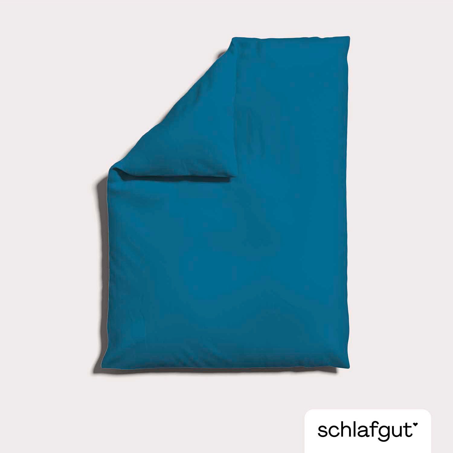 Schlafgut Dekbedovertrek Woven Satin bijzonder dicht geweven, mix & match: bijpassende kussenhoes verkrijgbaar (1 stuk)