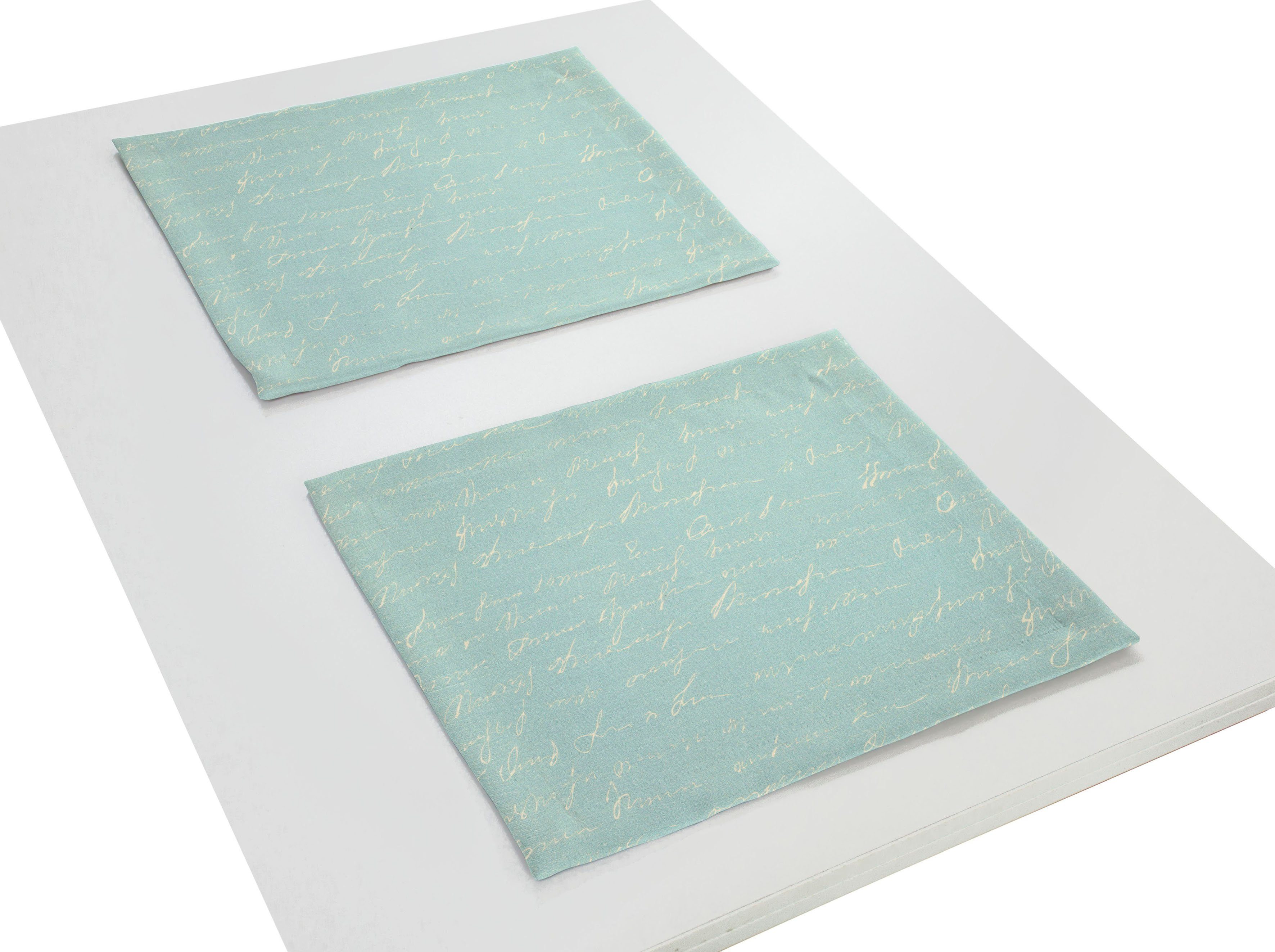 Adam Set placemats Scribble GOTS organic, gecertificeerd door CERES 0242, Made in Germany (2 stuks)