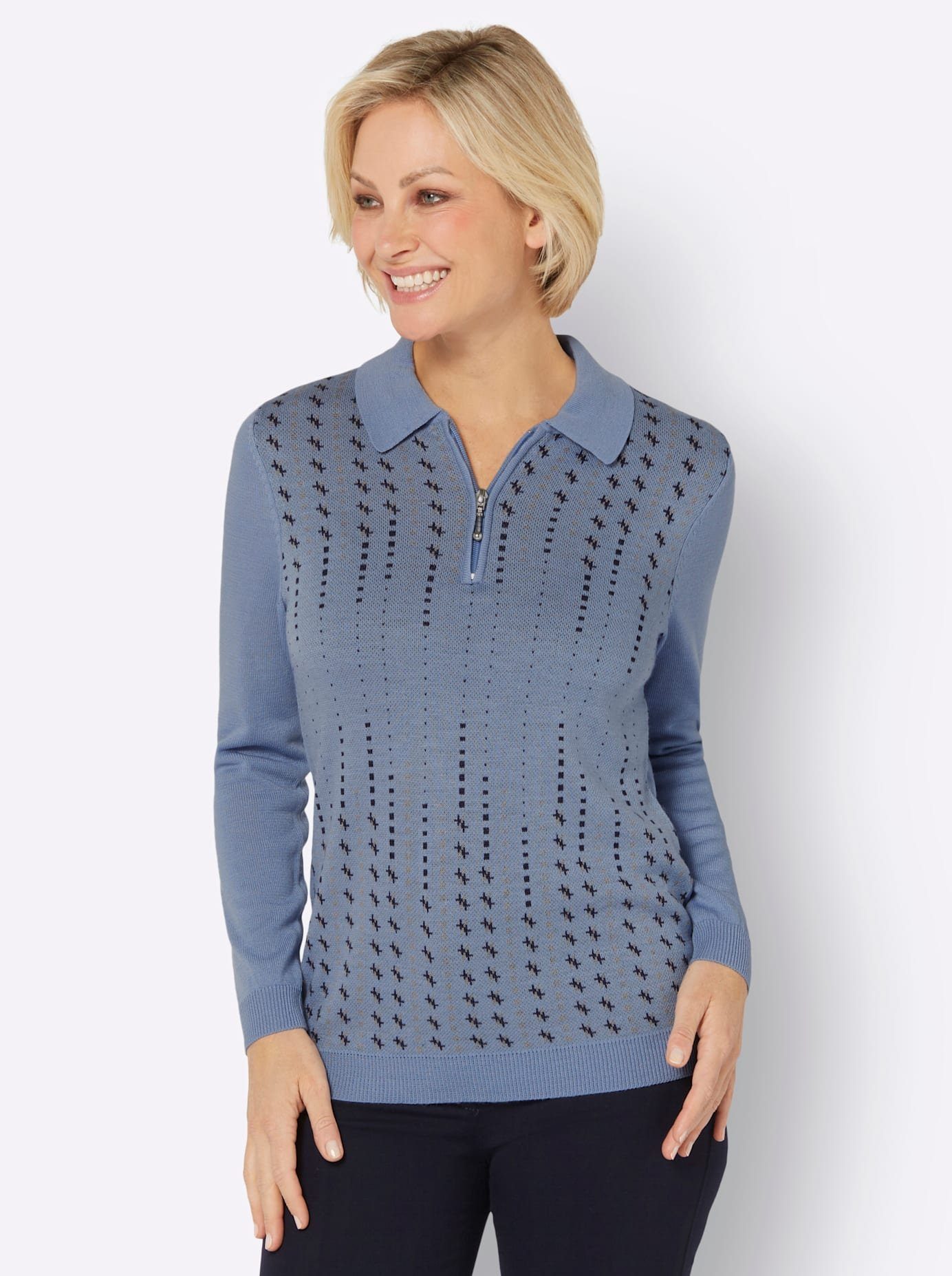 Classic Basics Trui met polokraag Polotrui