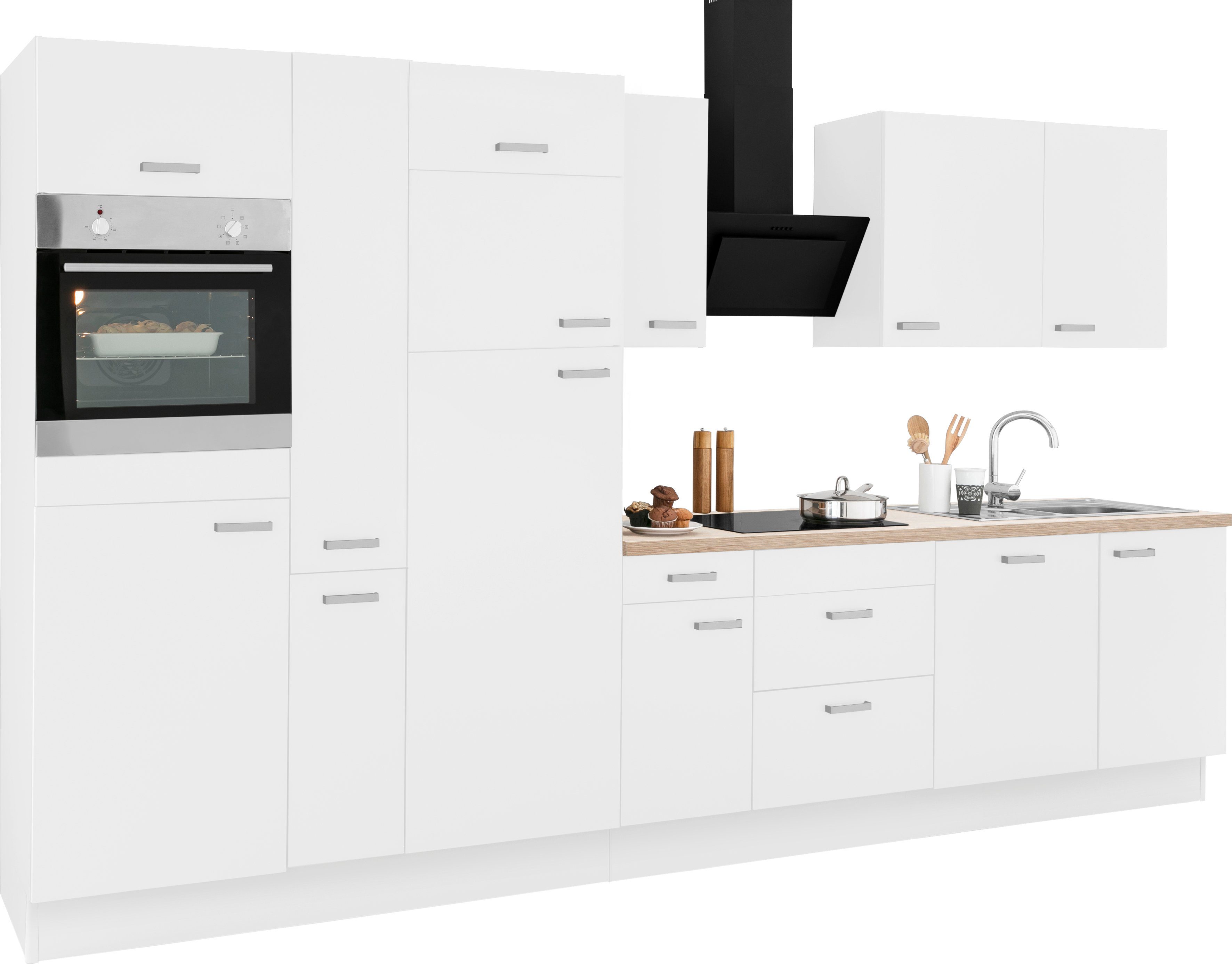 OPTIFIT Keukenblok Parma zonder elektrische apparaten, breedte 360 cm