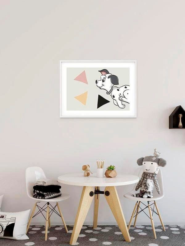 Komar Wanddecoratie 101 dalmatiër Angles Landscape Wanddecoratie voor de kinderkamer - zonder lijst (1 stuk)