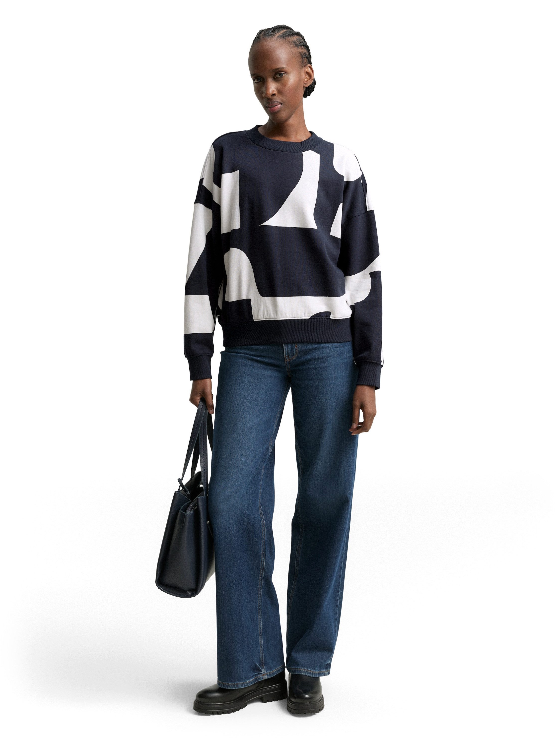 Tom Tailor Denim Sweatshirt met print all-over