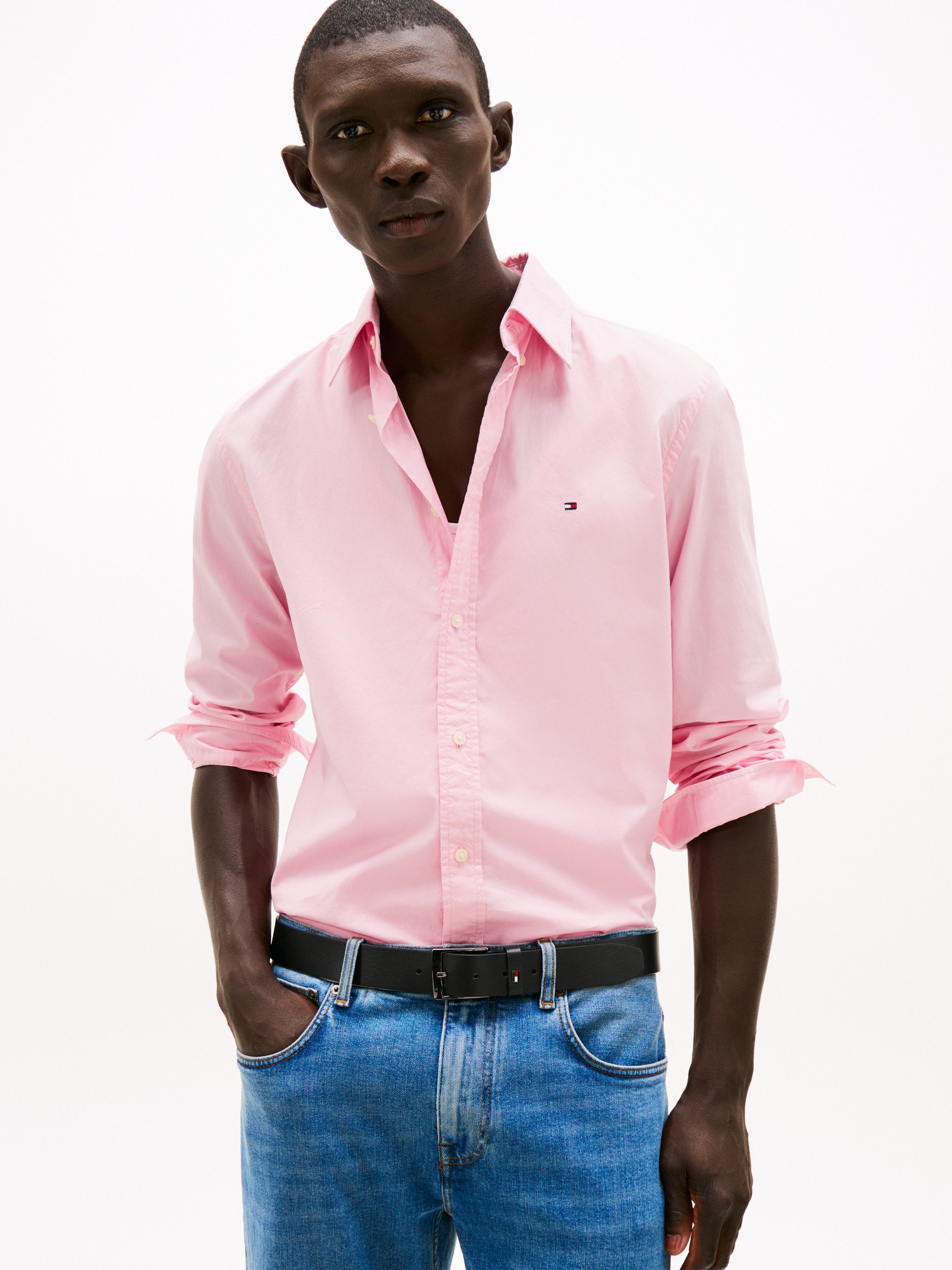 Tommy Hilfiger Businessoverhemd FLEX POPLIN SOLID RF SHIRT 1