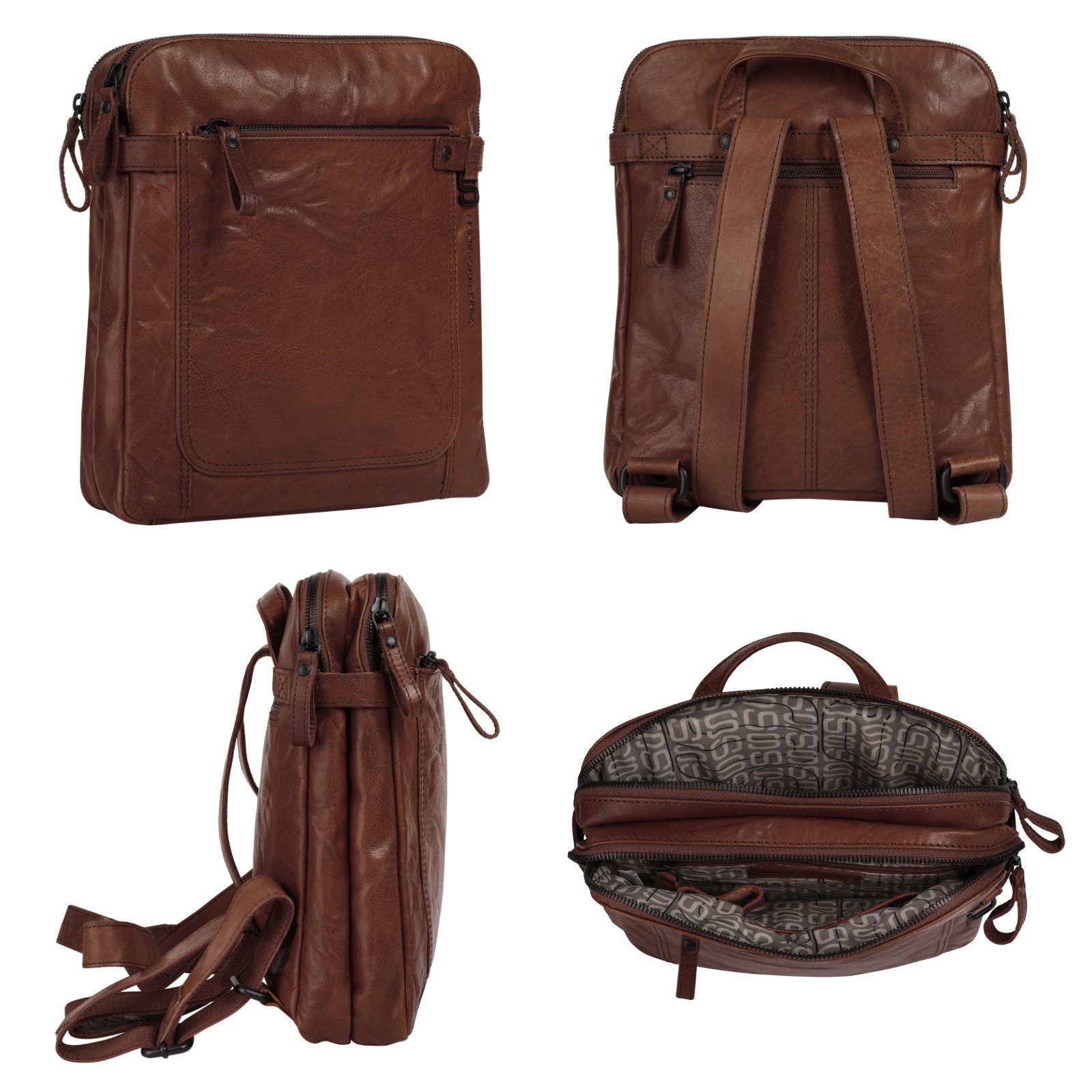Spikes & Sparrow Rugzak echt leder