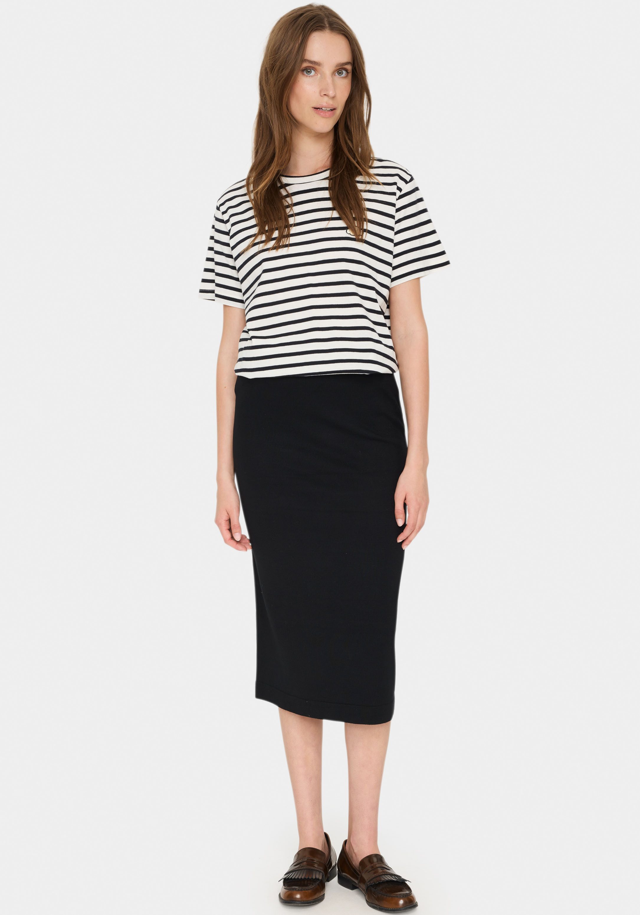 Saint Tropez T-shirt GanikaSZ T-shirt met klein borduursel