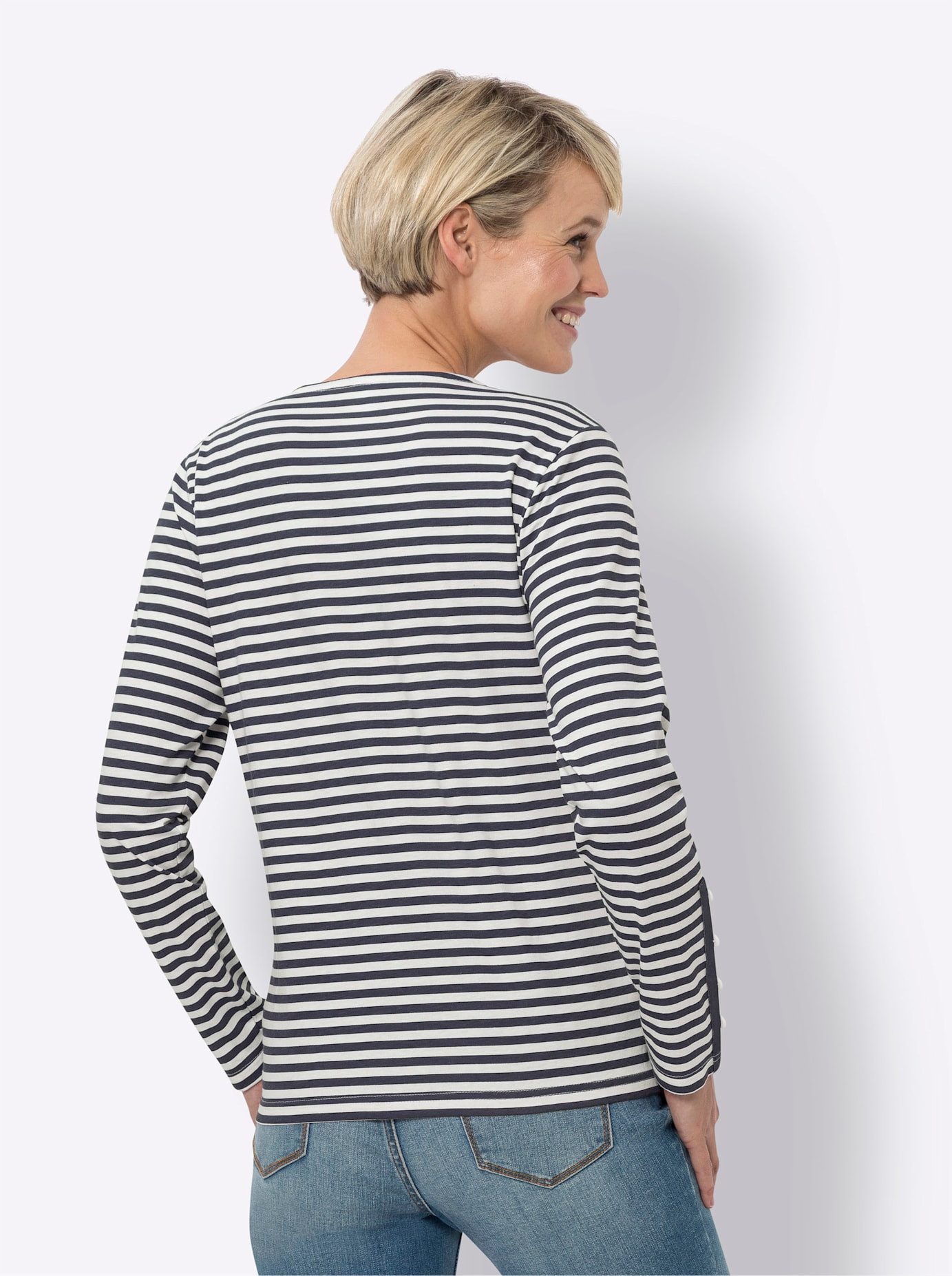 Classic Basics T-shirt Gestreept shirt (1-delig)