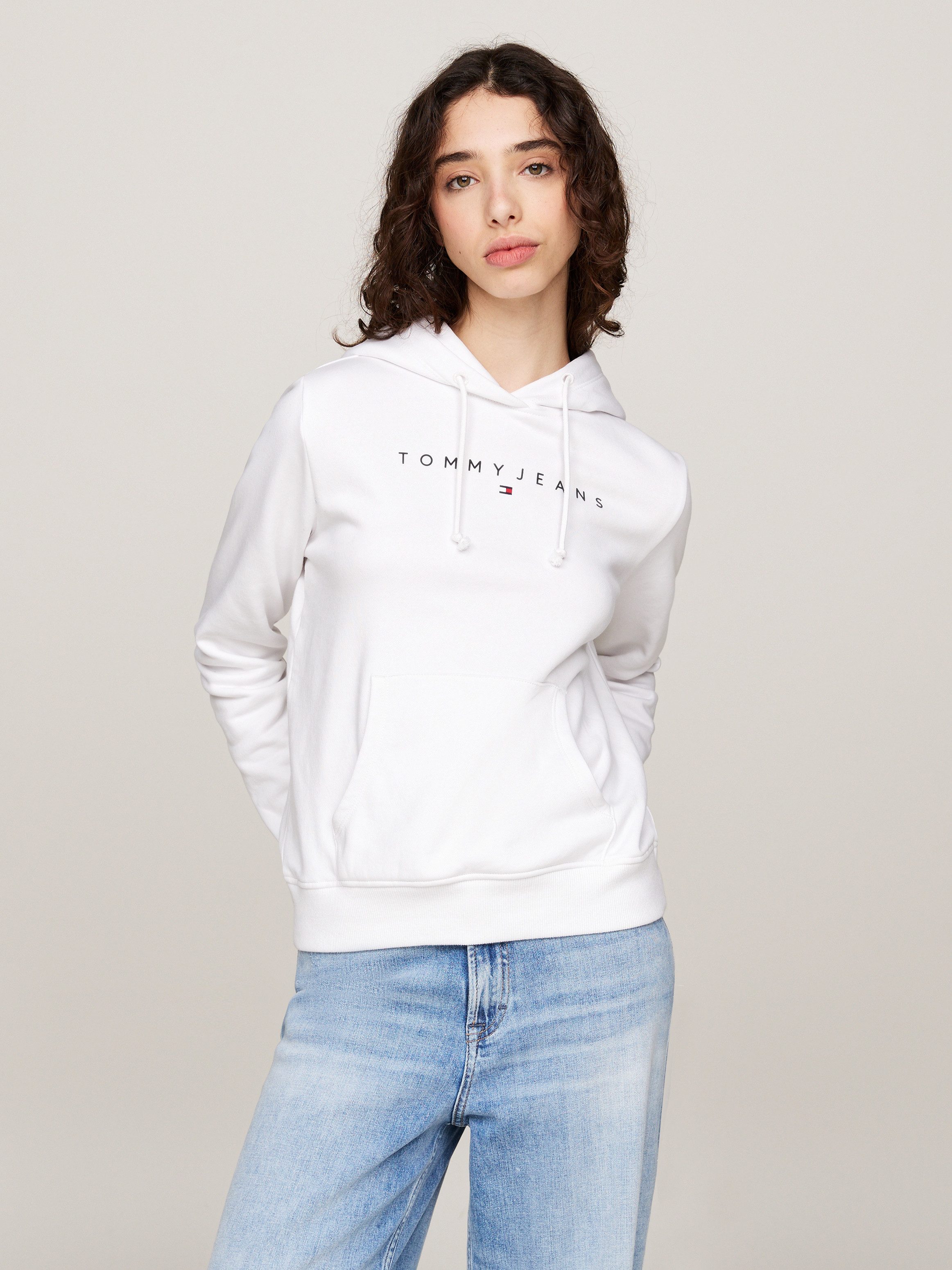 TOMMY JEANS Hoodie TJW REG LINEAR HOODIE met een logo-opschrift