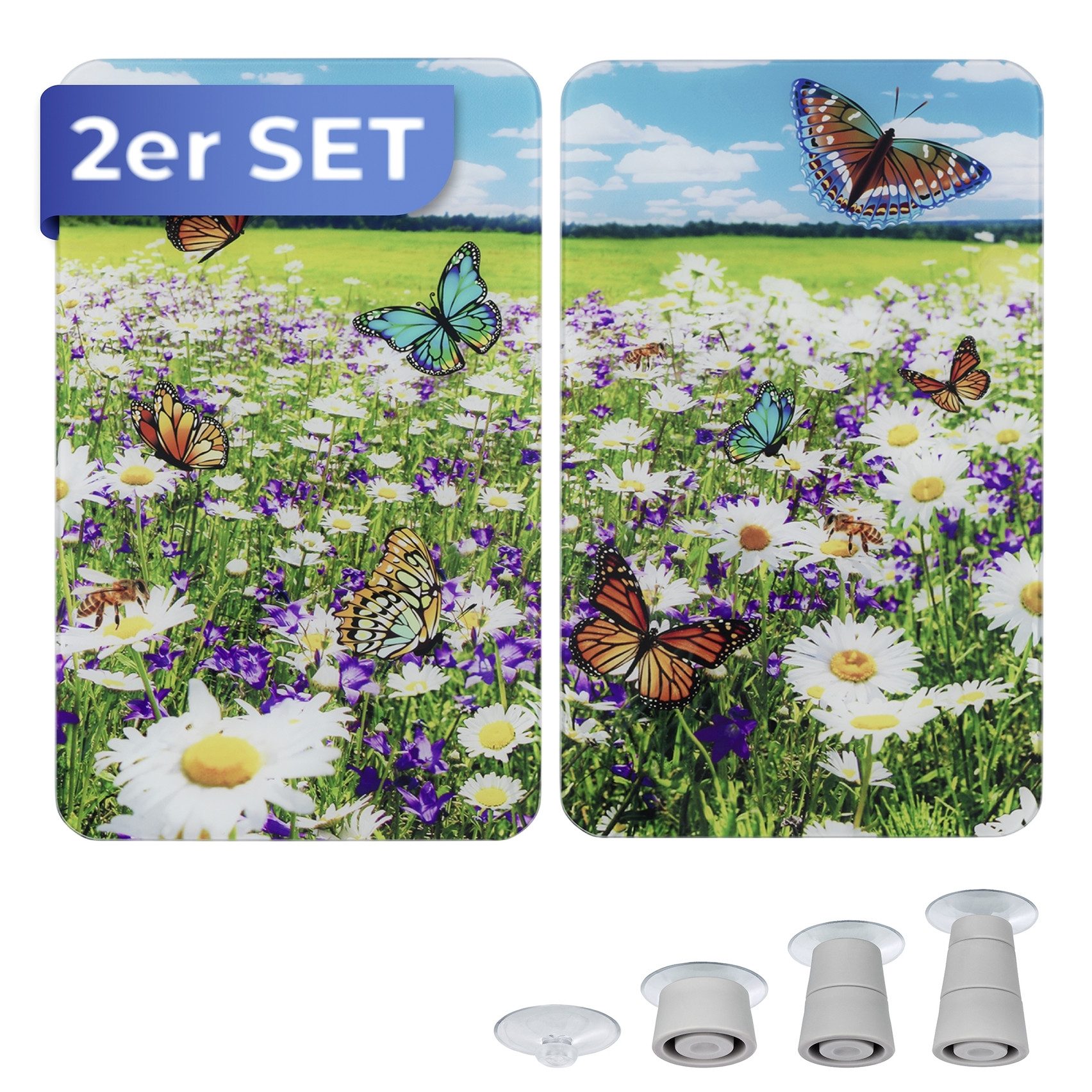 Maximex Kookplaatdeksel Universeel Model Zomerweide (set, 2-delig)